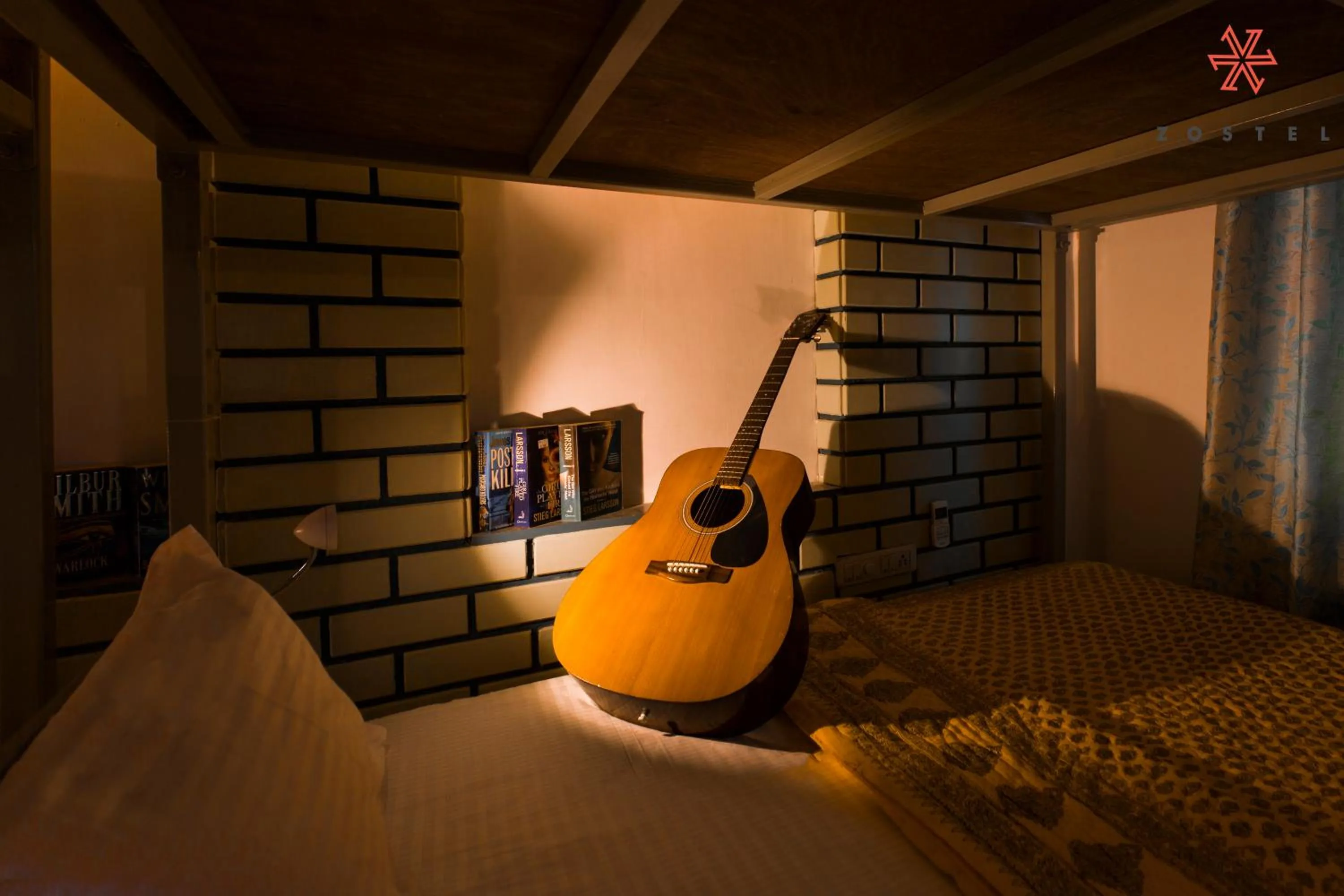 Bedroom, Bed in Zostel Udaipur