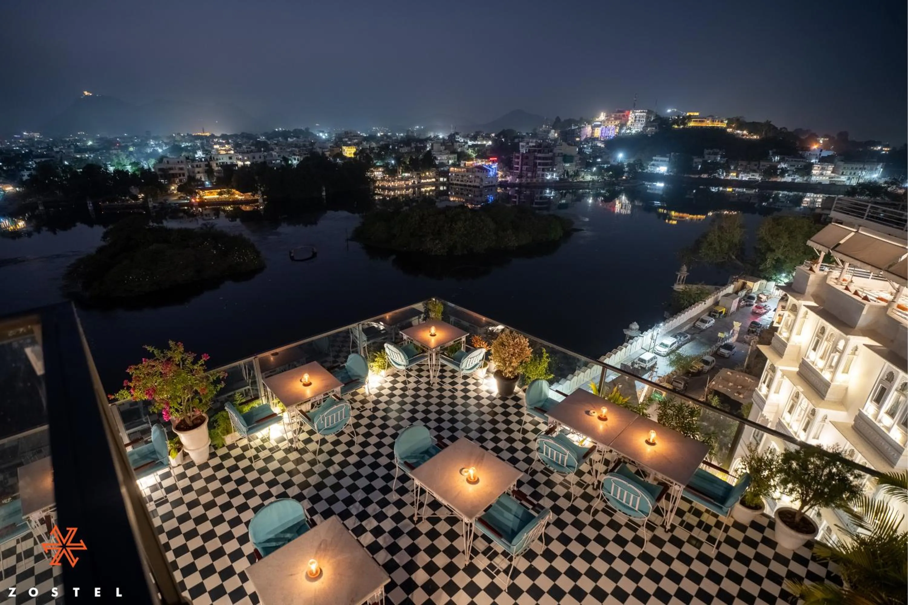 Property building in Zostel Udaipur