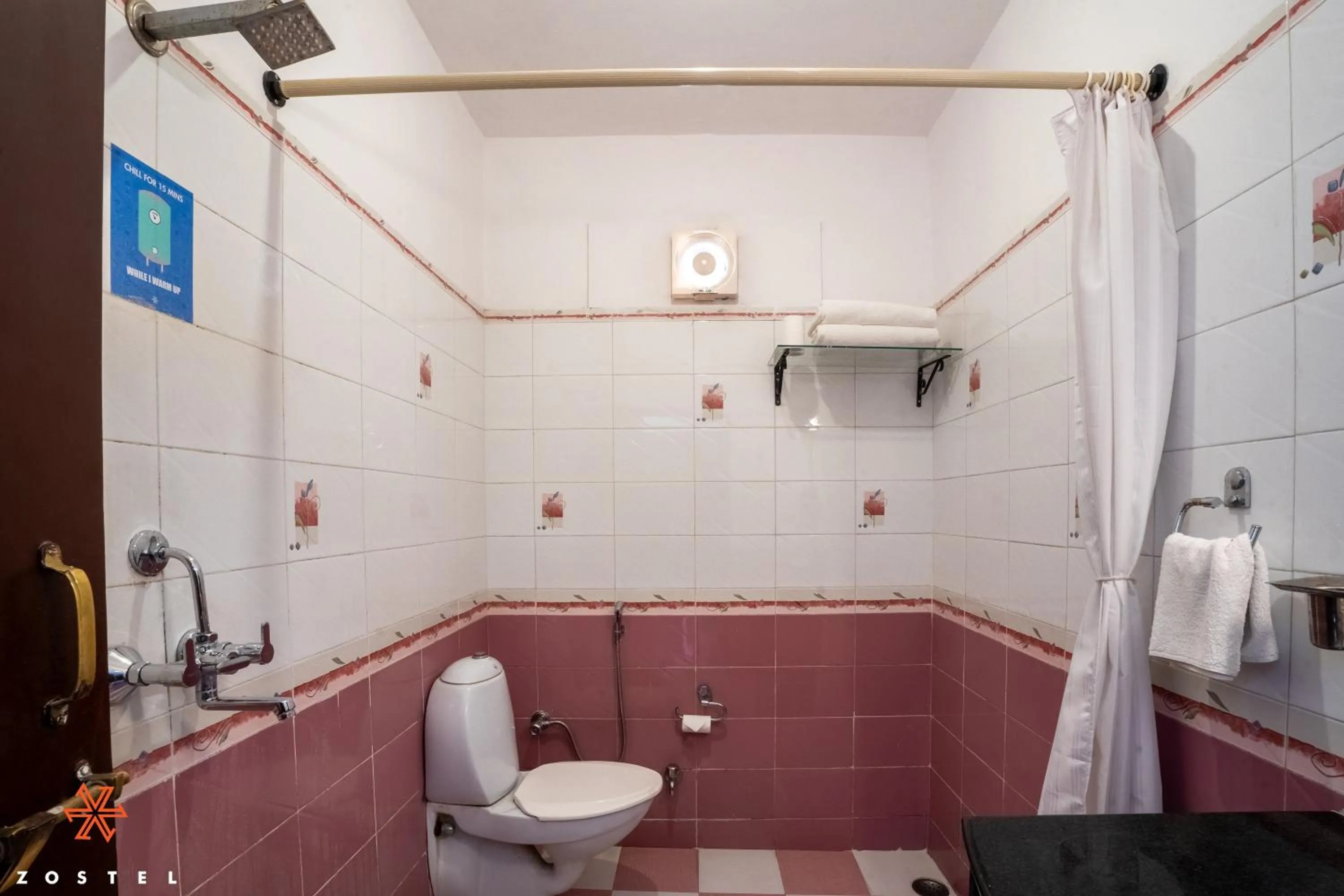 Bathroom in Zostel Udaipur