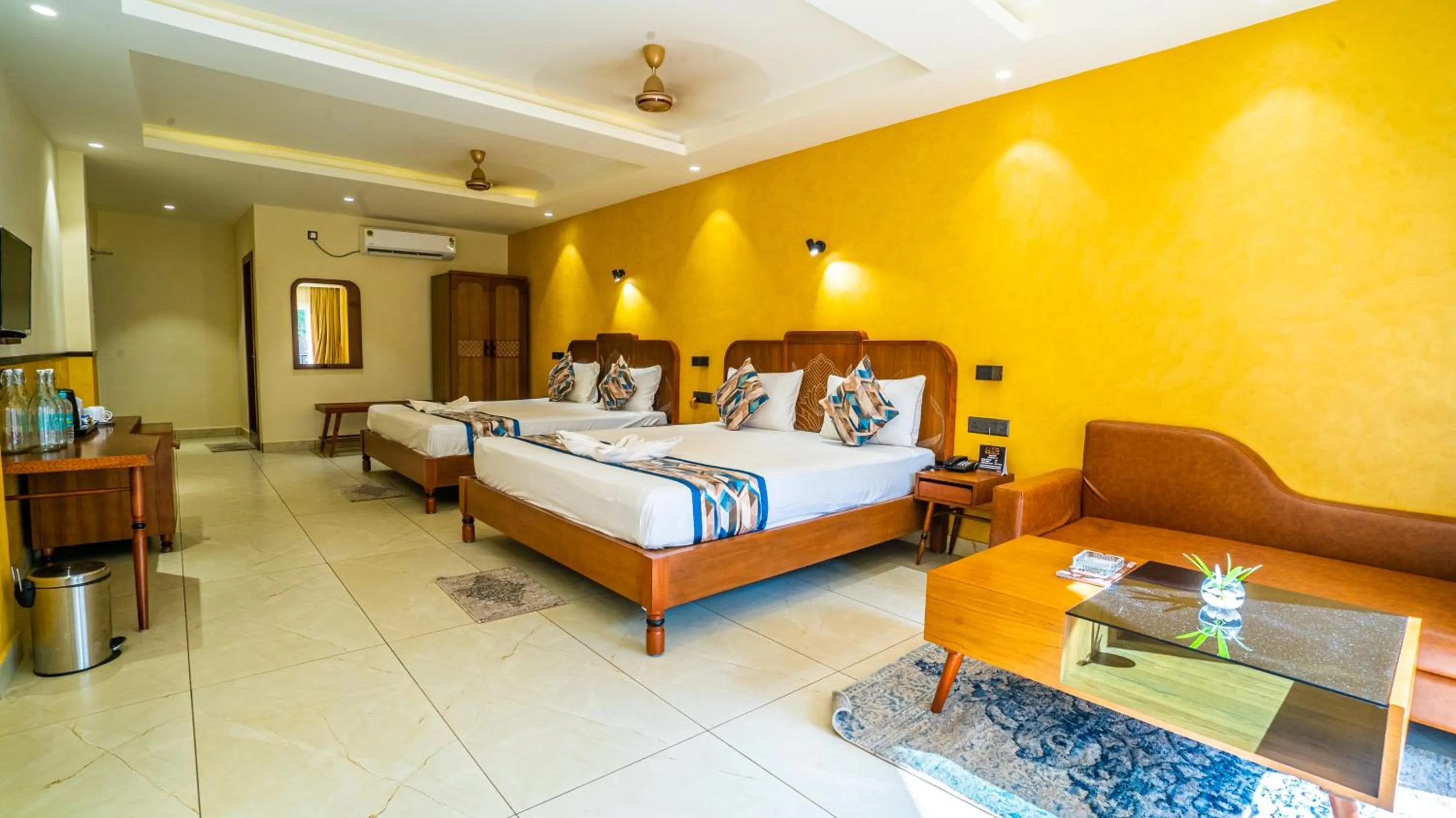 Bed in Hotel Sonar Bangla Tarapith