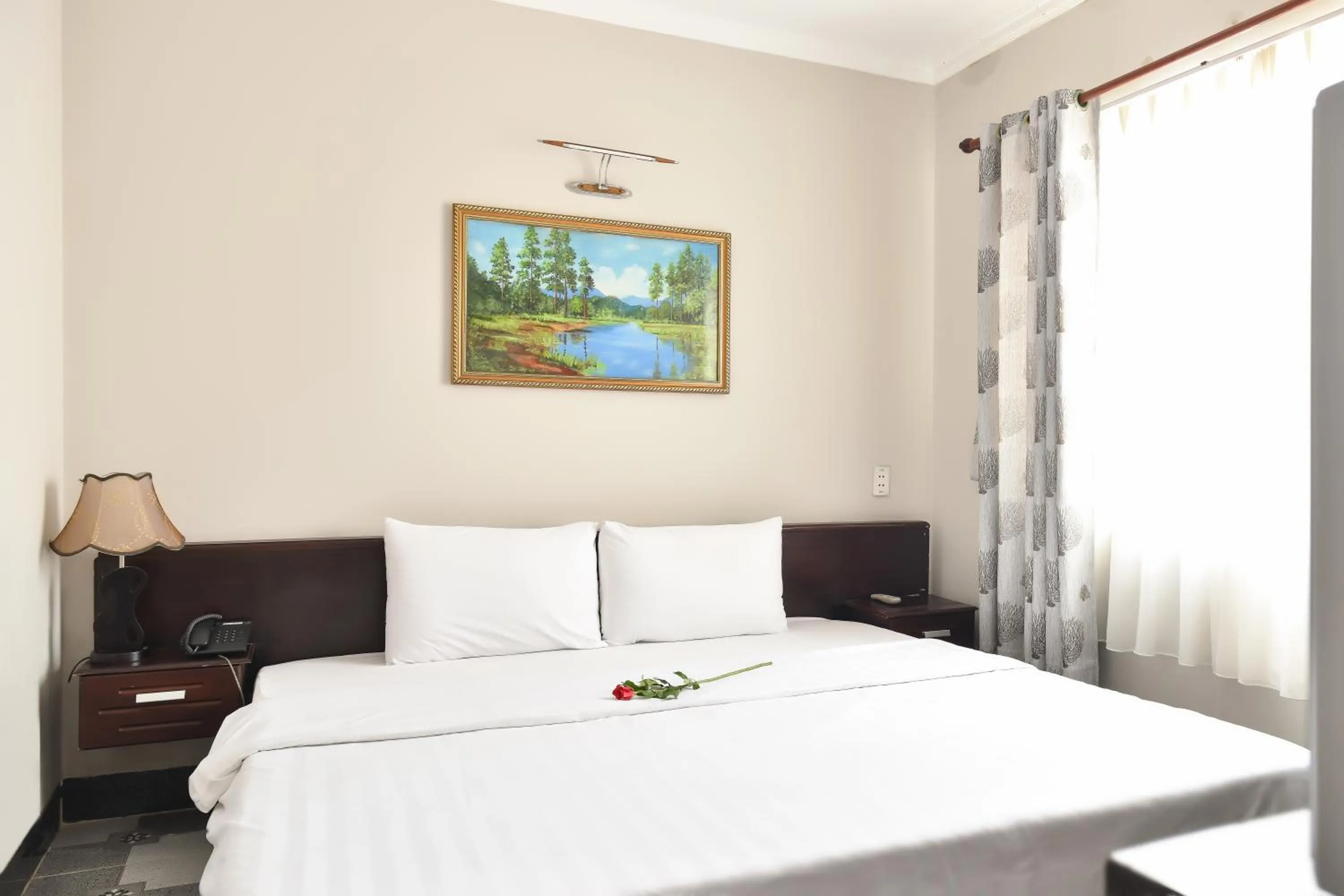 Bed in SeaSala Hotel