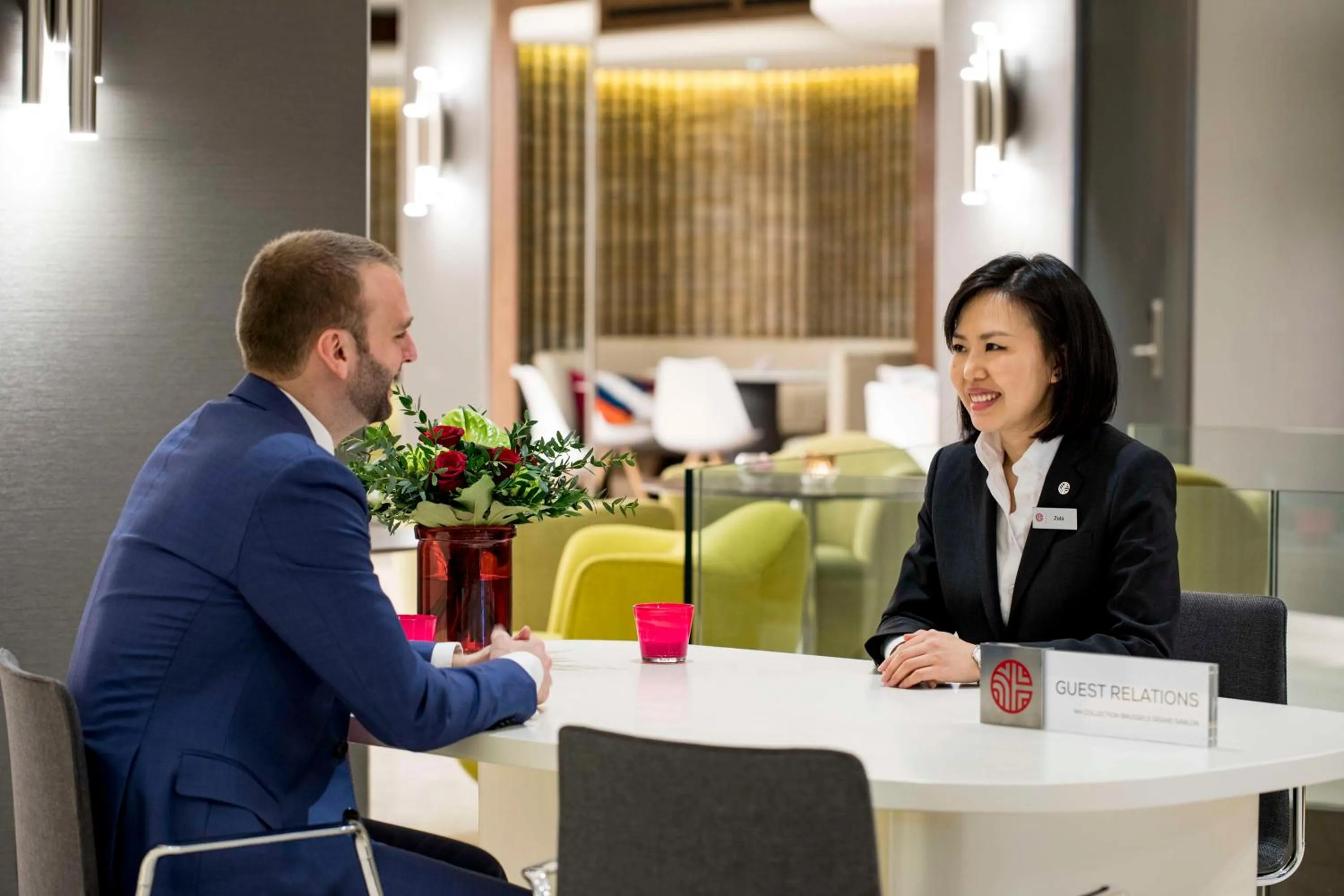 Lobby or reception in NH Collection Brussels Grand Sablon