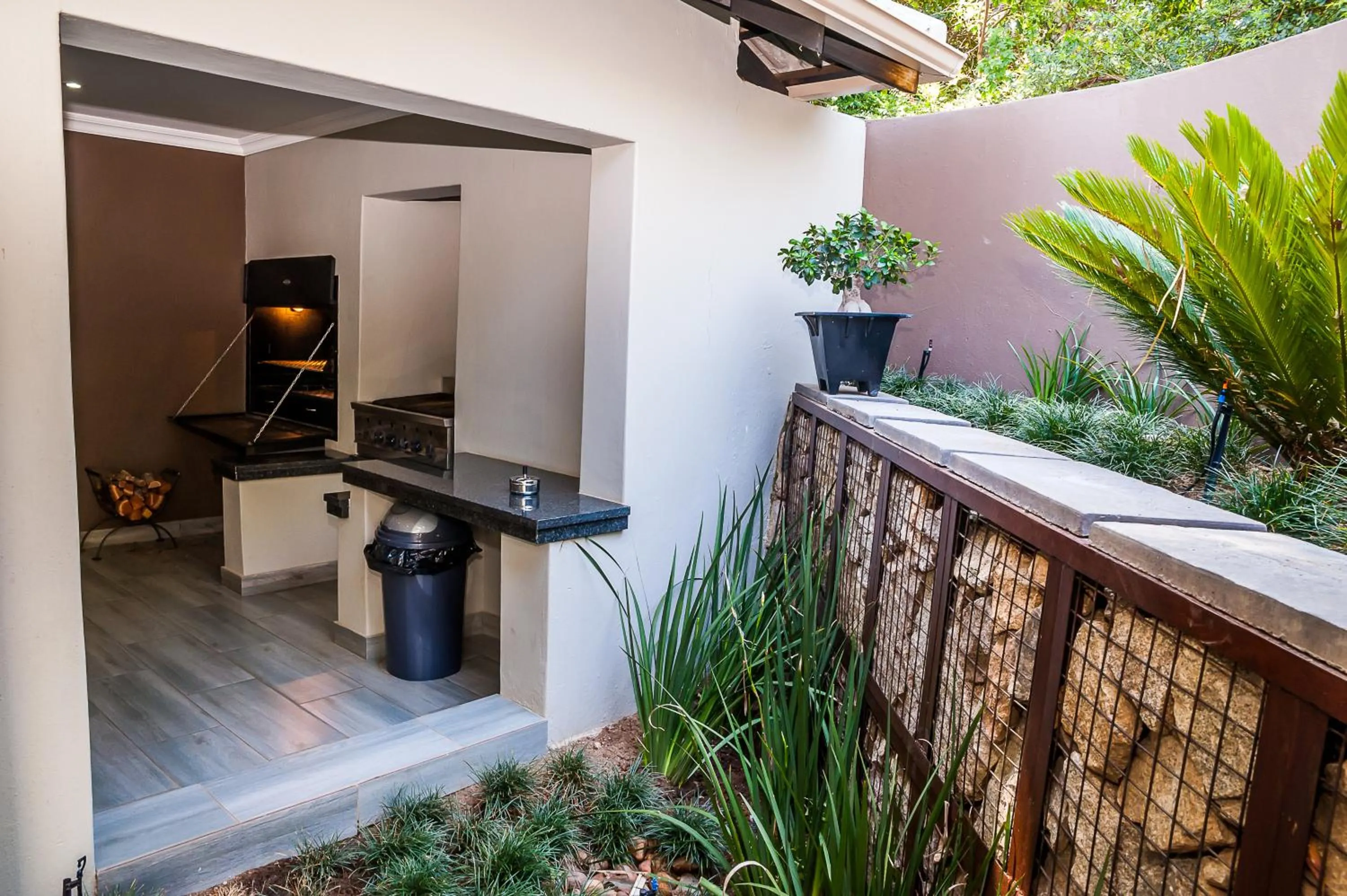 Garden view in Vanilla Guesthouse