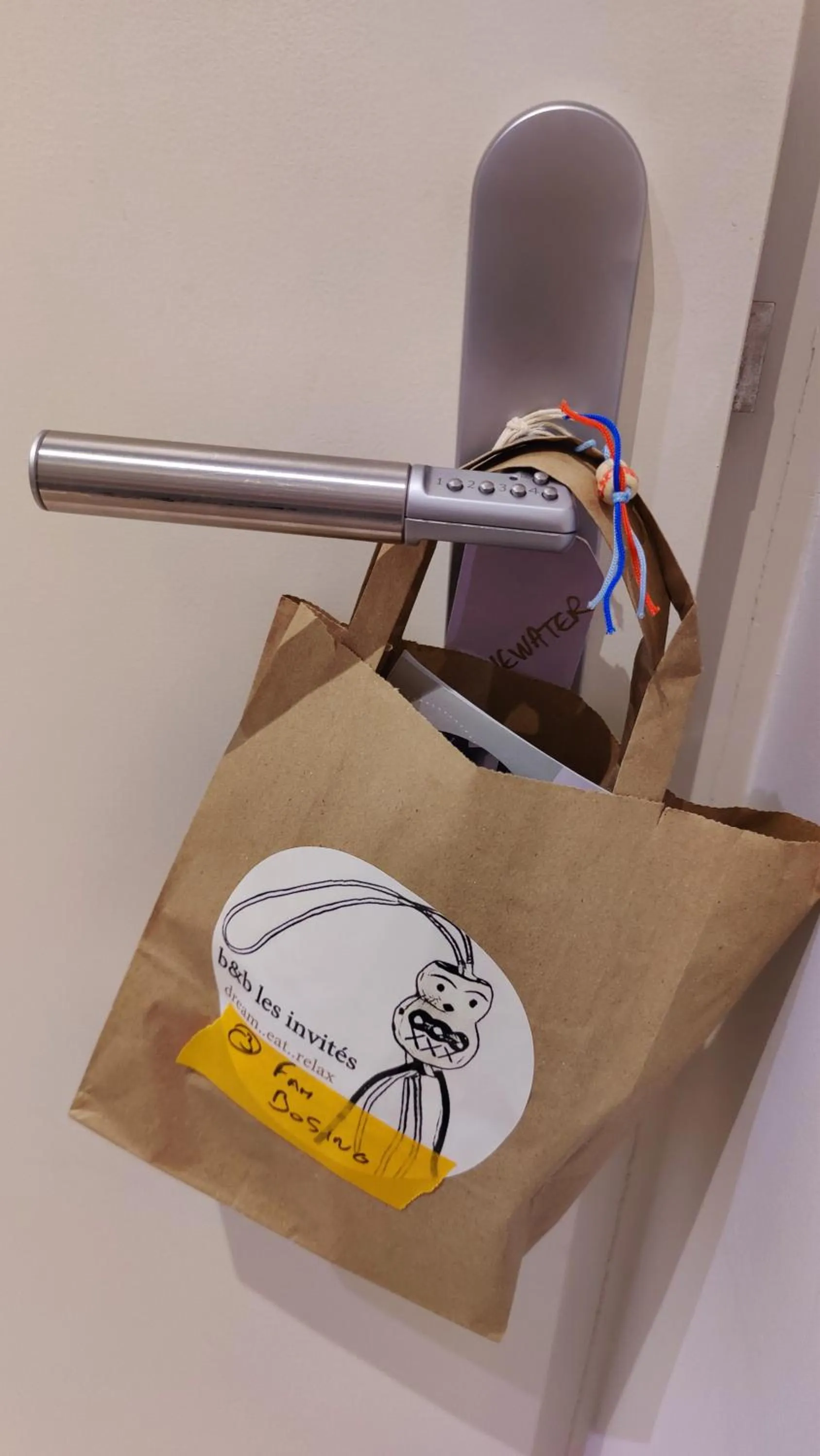 Decorative detail in b&b les invités