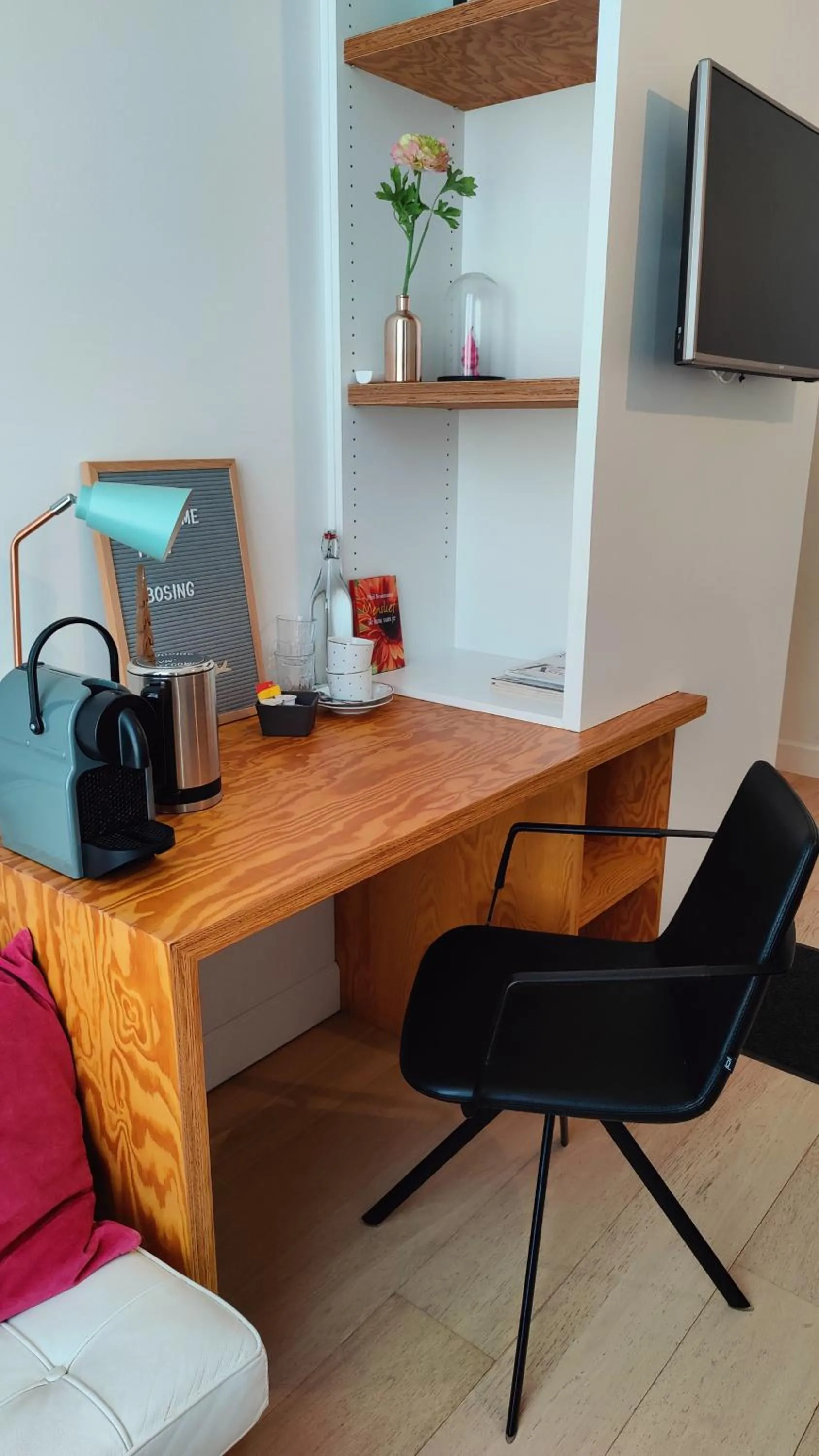 Coffee/tea facilities in b&b les invités