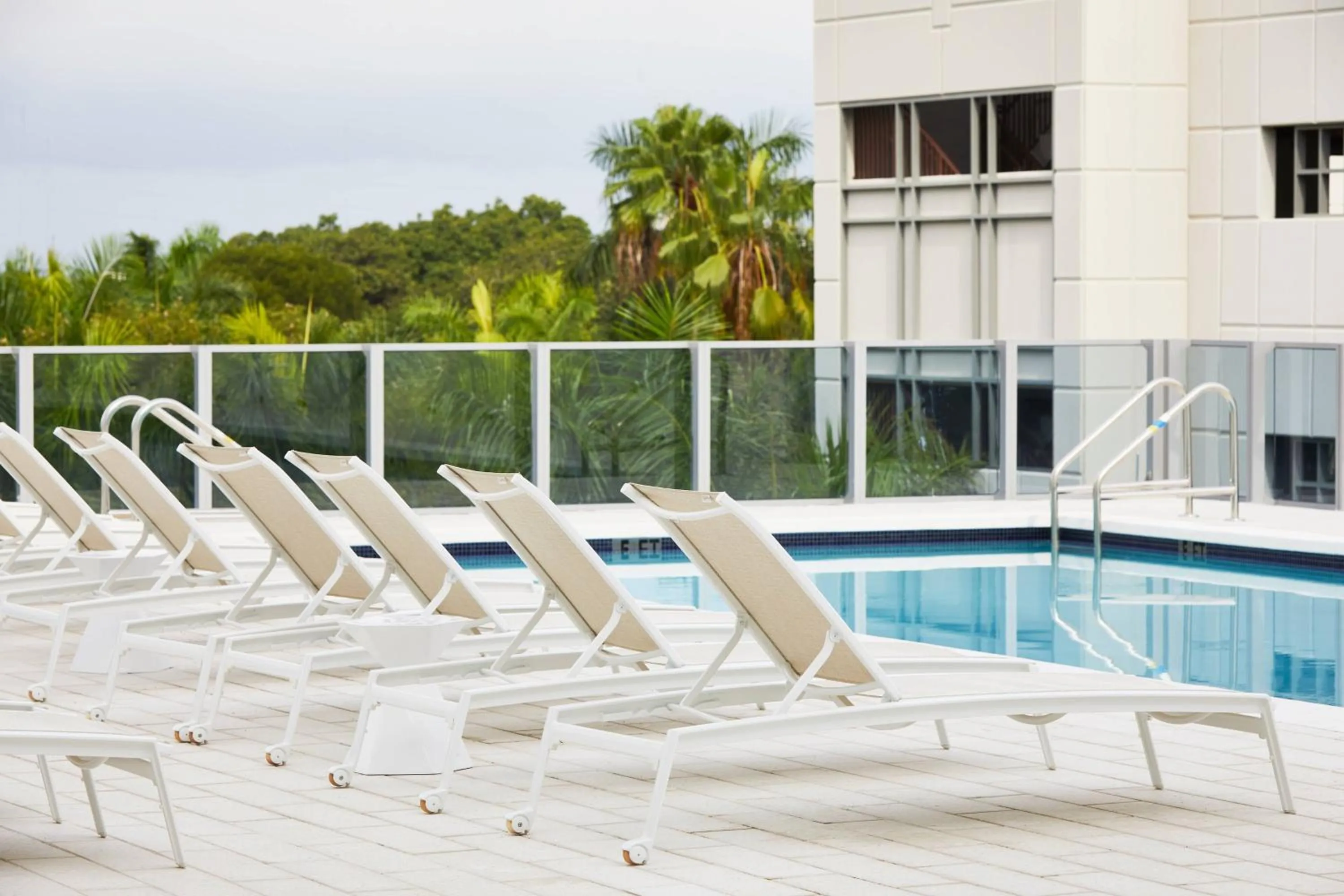 Swimming pool in AC Hotel by Marriott Miami Aventura