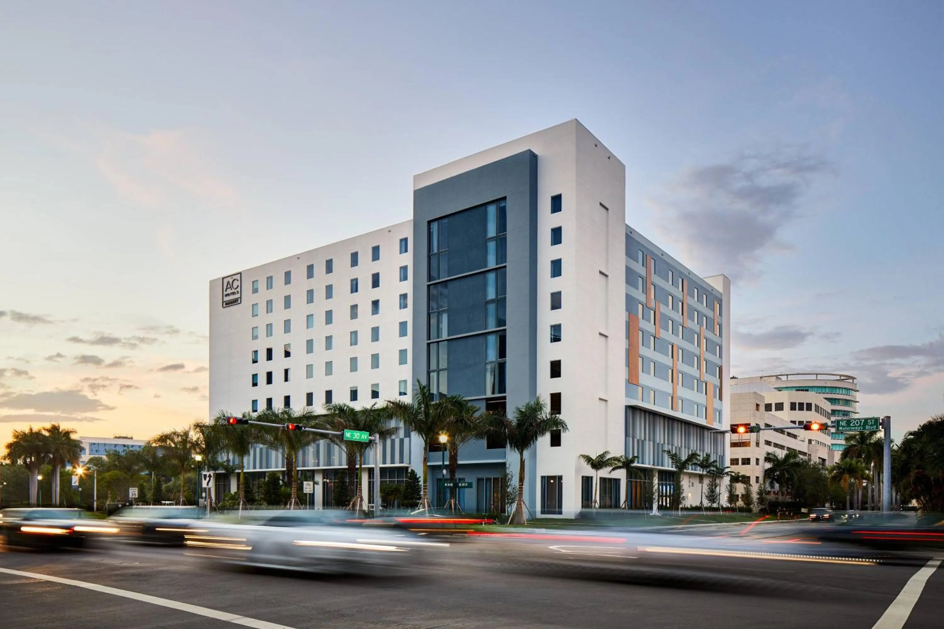 Property building in AC Hotel by Marriott Miami Aventura