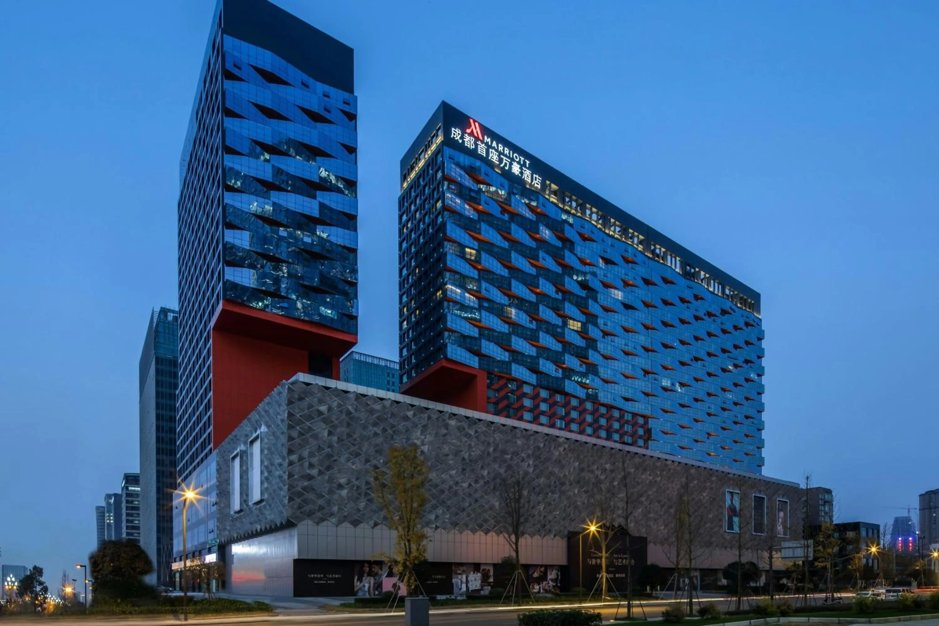 Property building in Chengdu Marriott Hotel Financial Centre