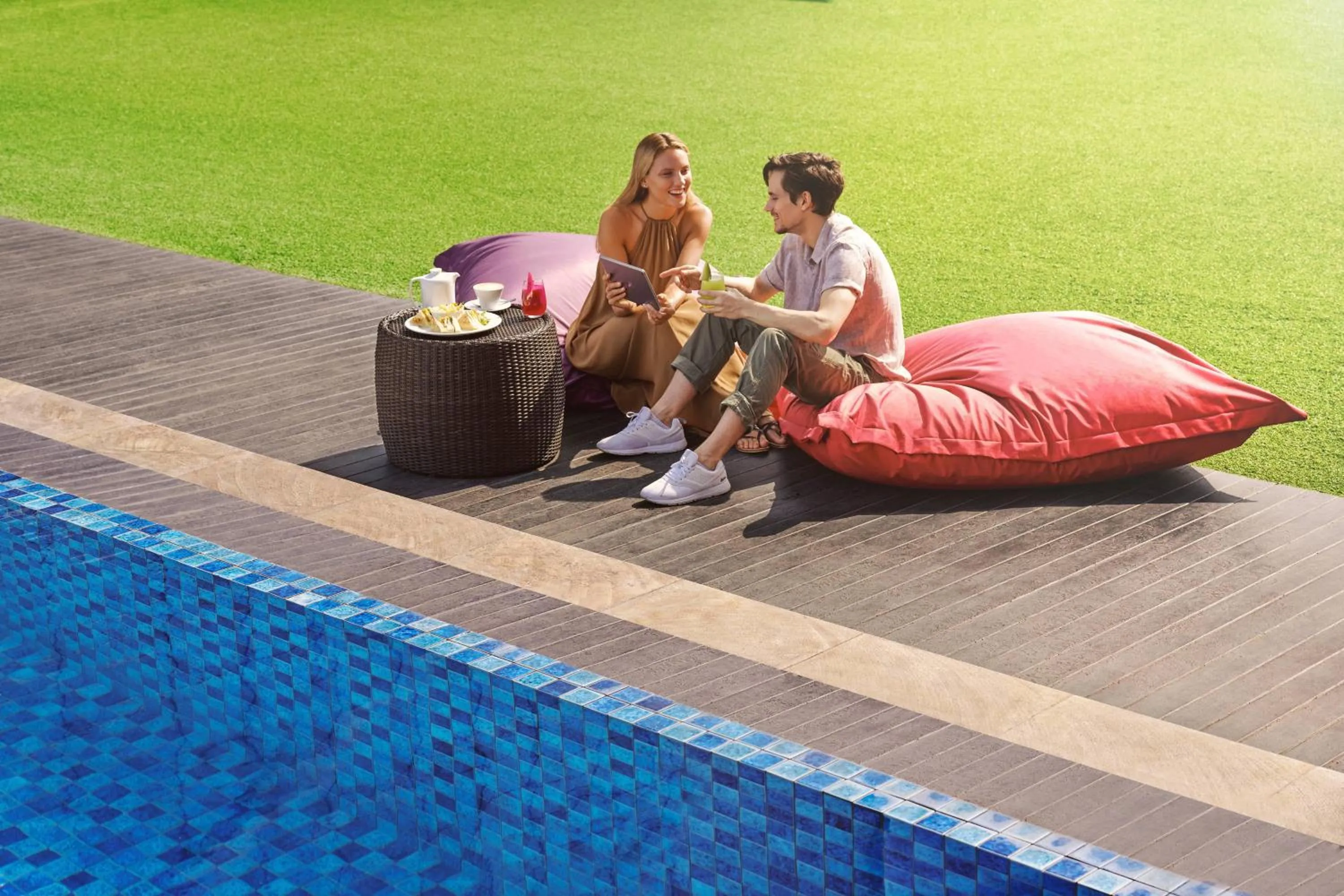 Swimming pool in Fairfield by Marriott Surabaya