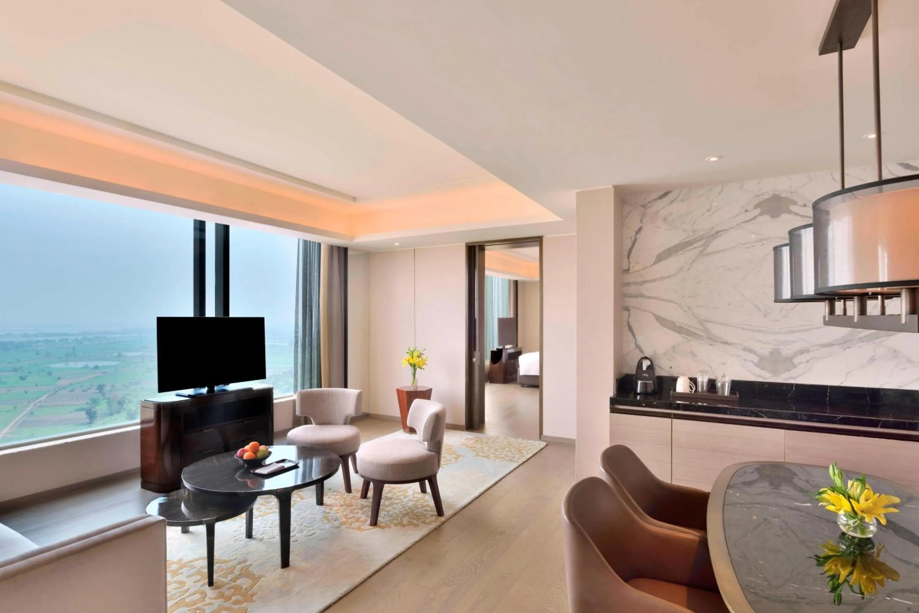 Photo of the whole room in JW Marriott Hotel Kolkata