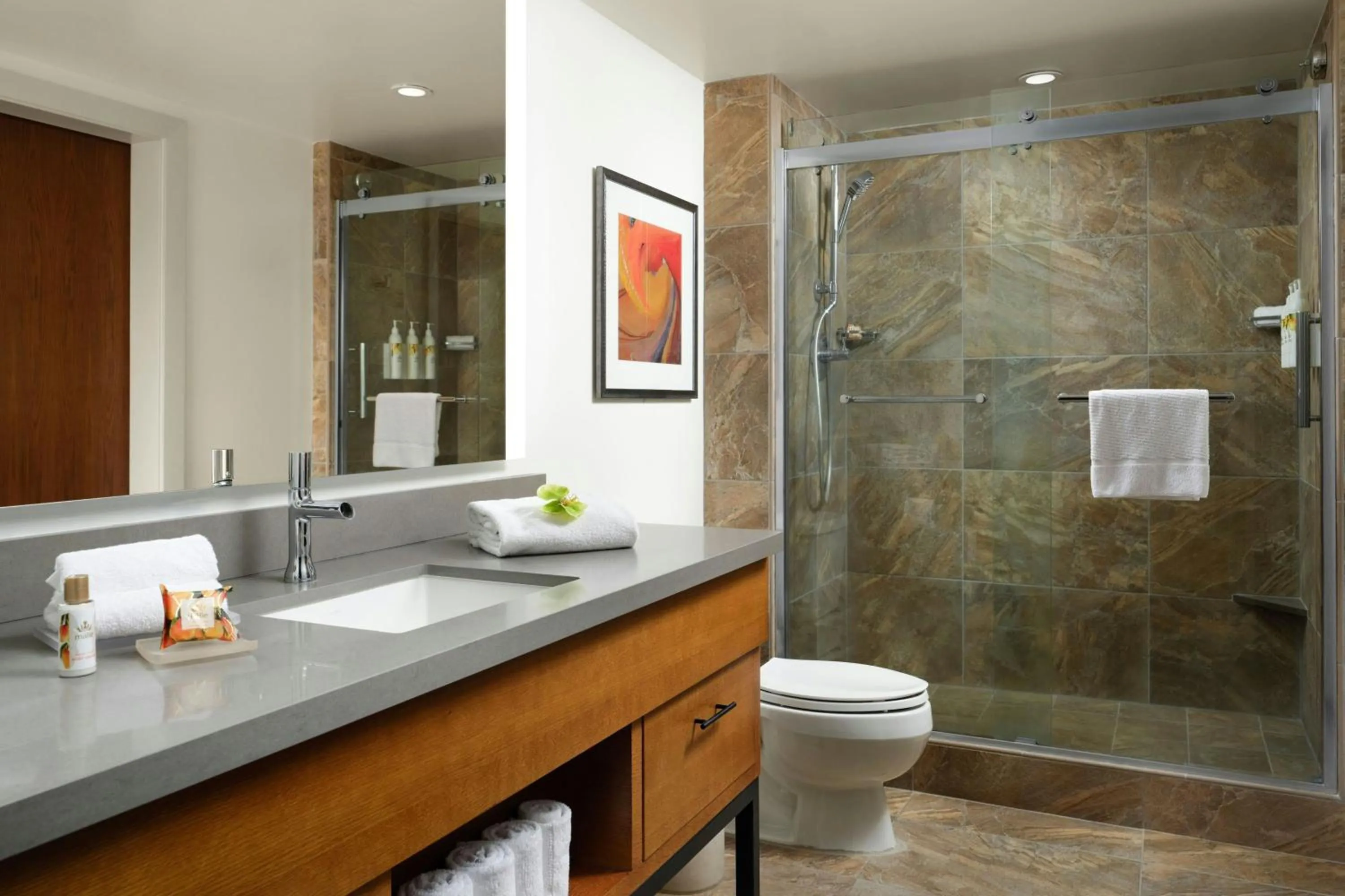 Bathroom in Marriott’s Waikoloa Ocean Club