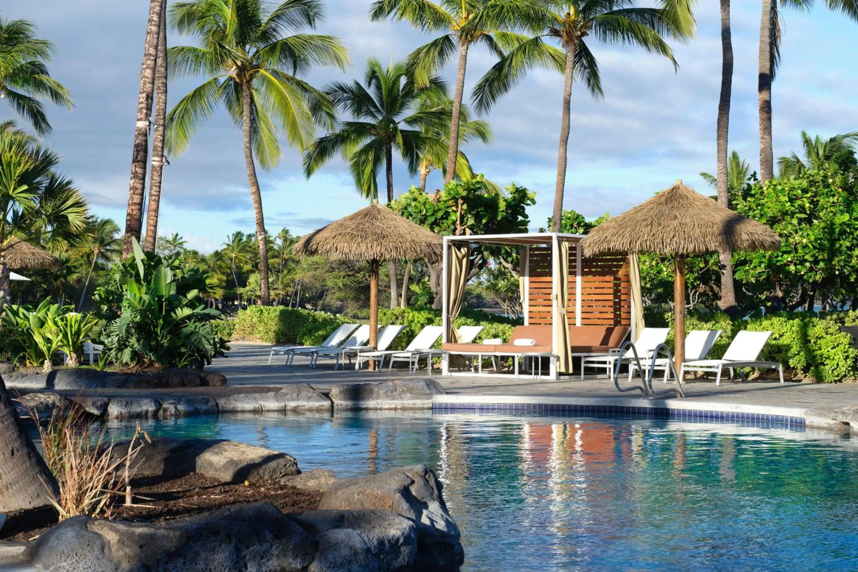 Swimming pool in Marriott’s Waikoloa Ocean Club