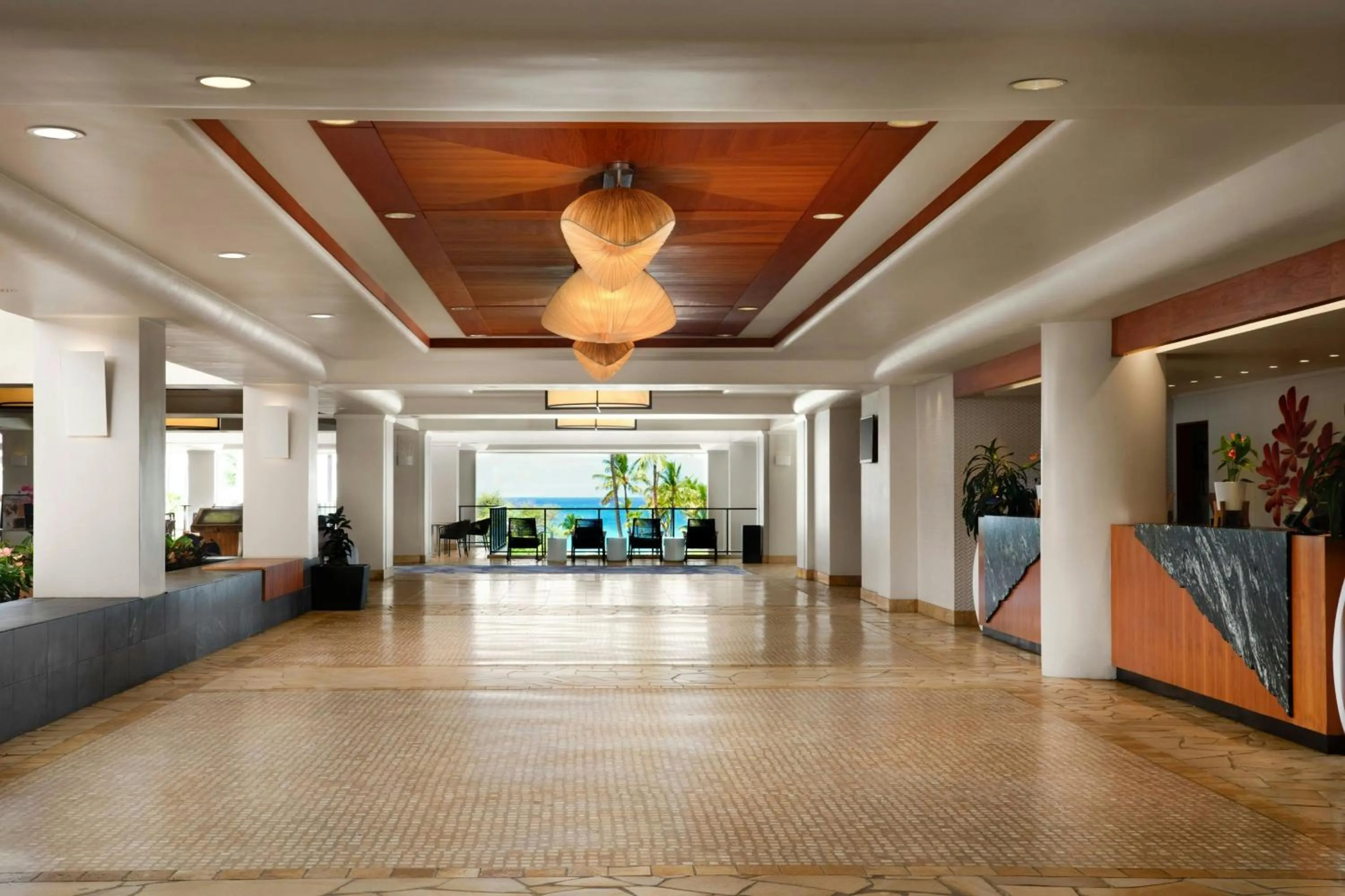 Lobby or reception in Marriott’s Waikoloa Ocean Club