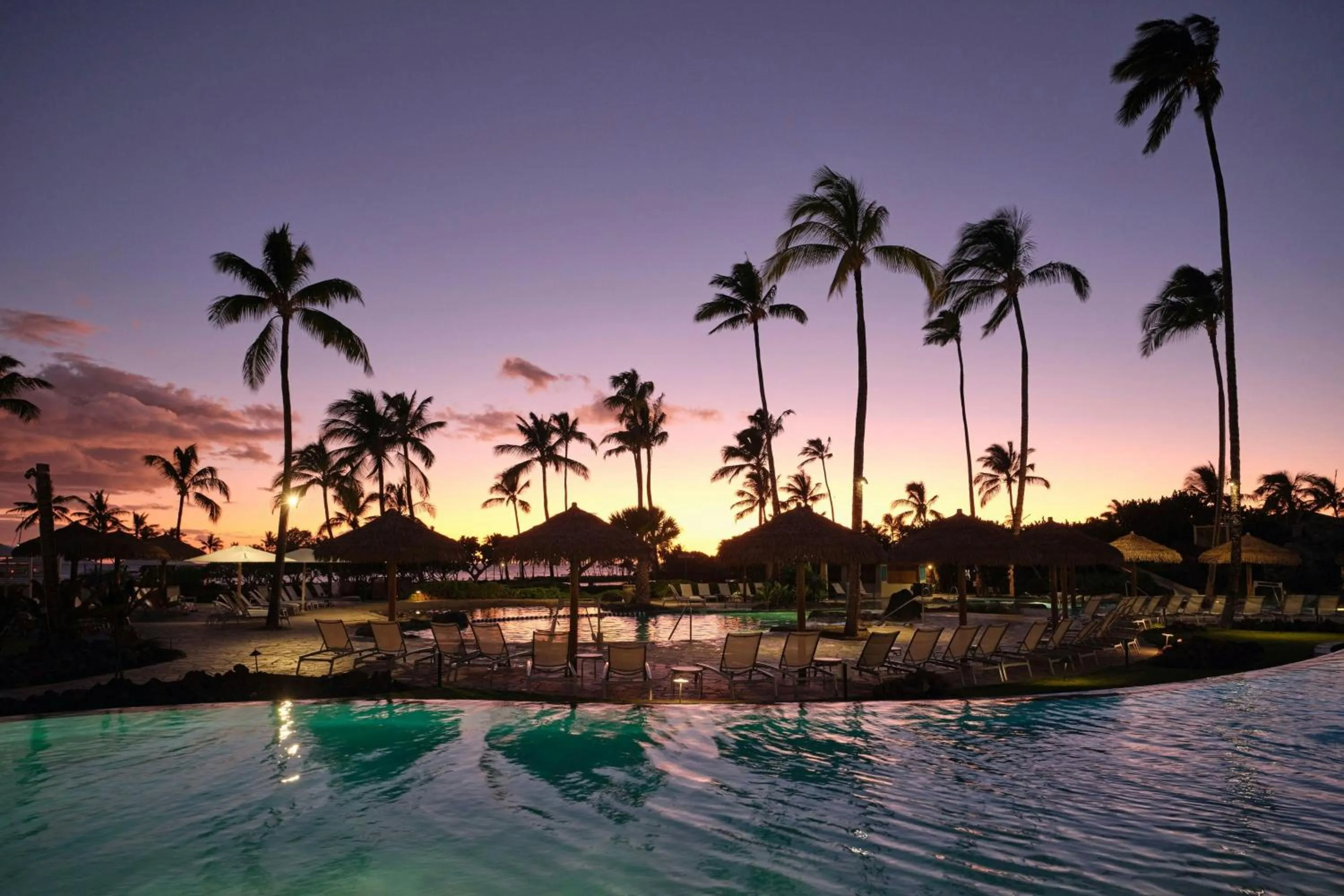 Swimming pool in Marriott’s Waikoloa Ocean Club