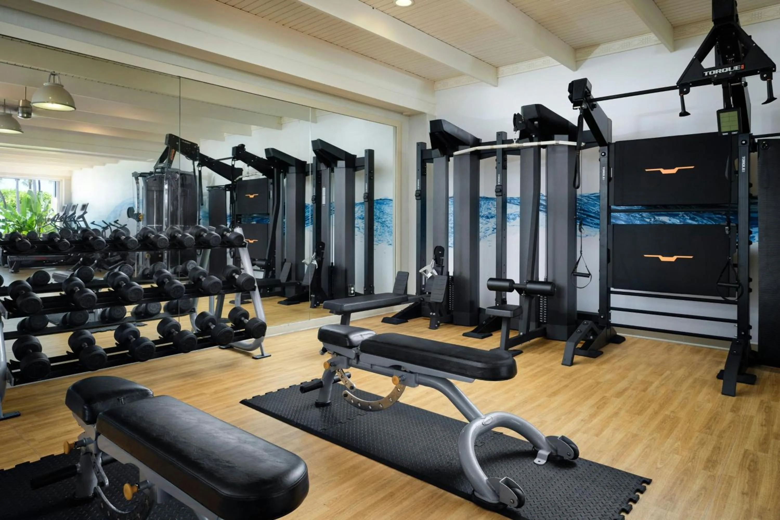 Fitness centre/facilities in Marriott’s Waikoloa Ocean Club