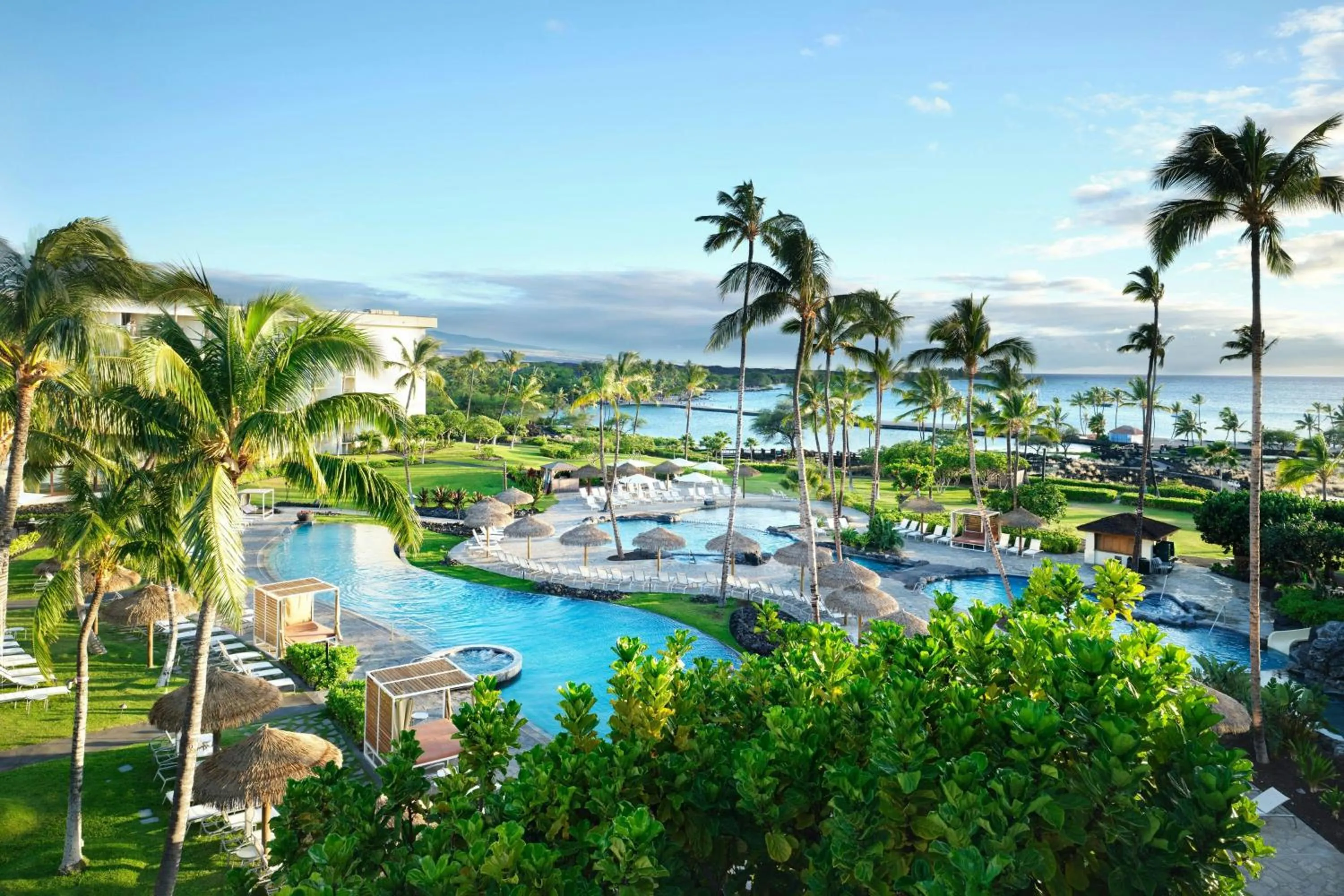 Swimming pool in Marriott’s Waikoloa Ocean Club