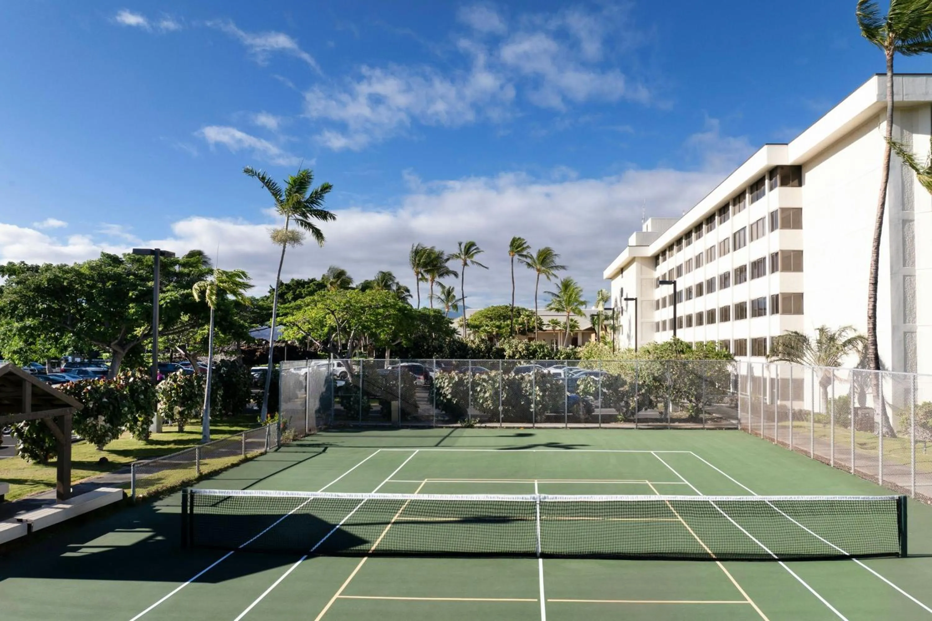 Tennis court in Marriott’s Waikoloa Ocean Club