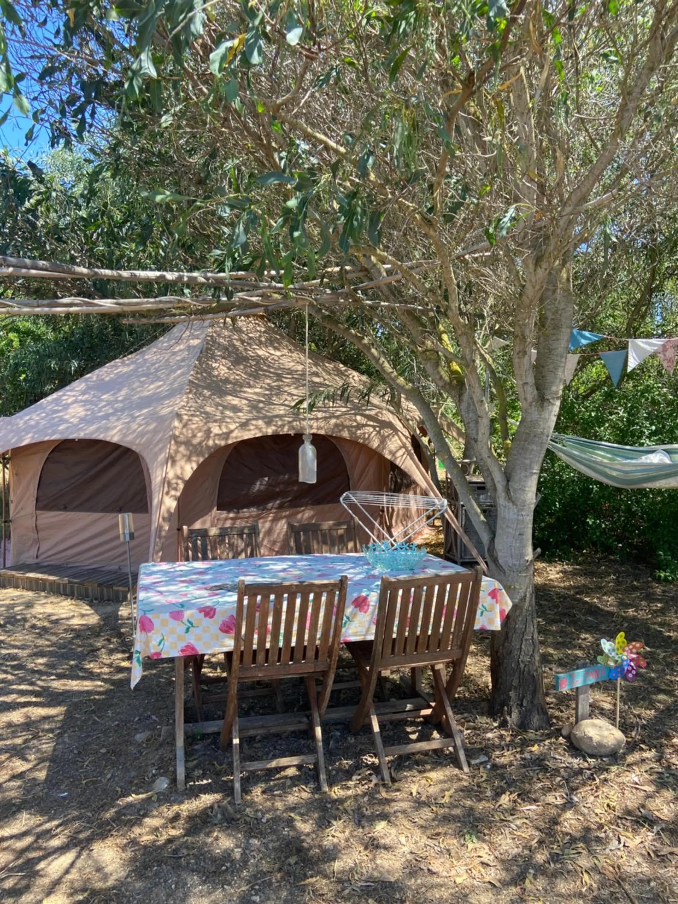 Dining area in Finca Fahala