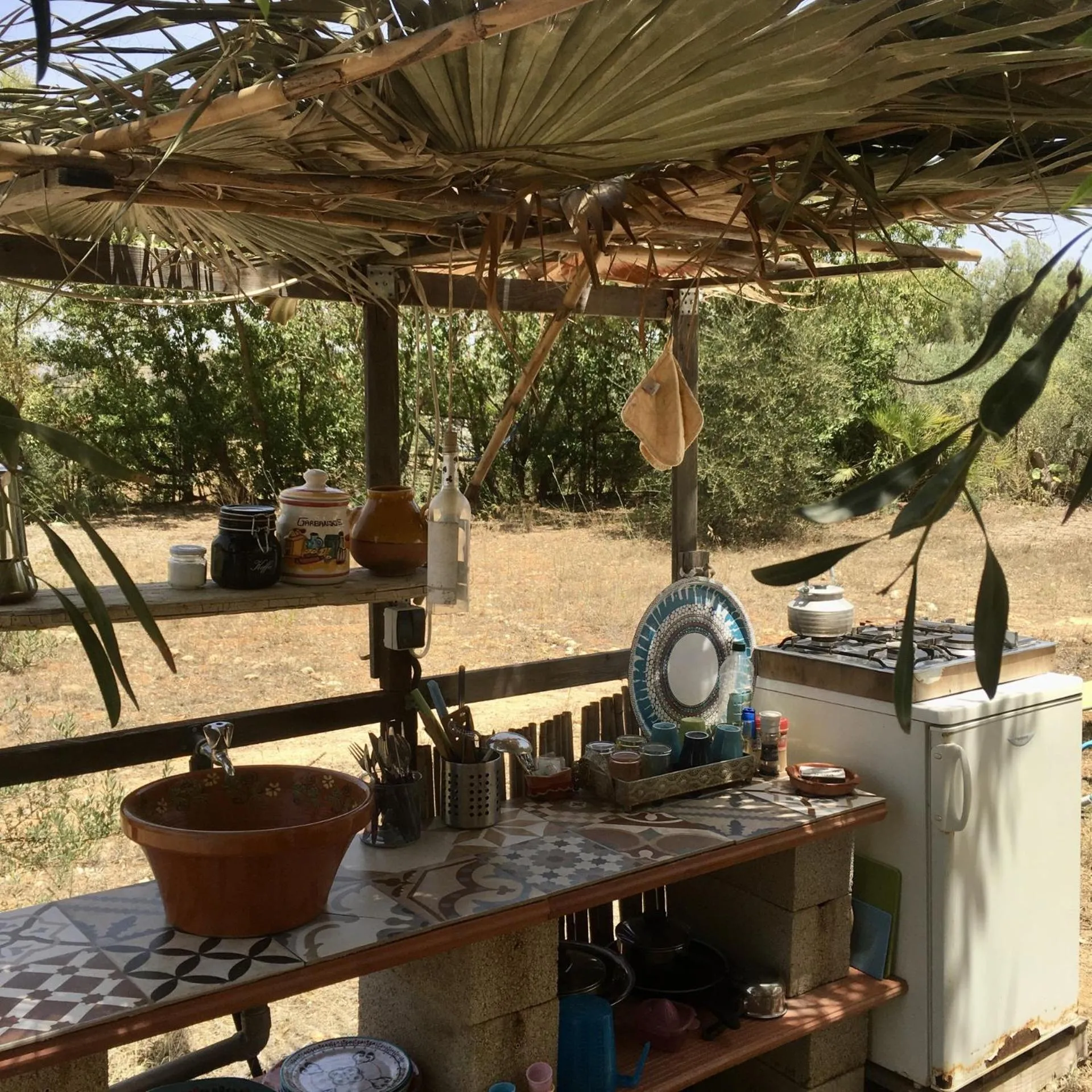 kitchen in Finca Fahala