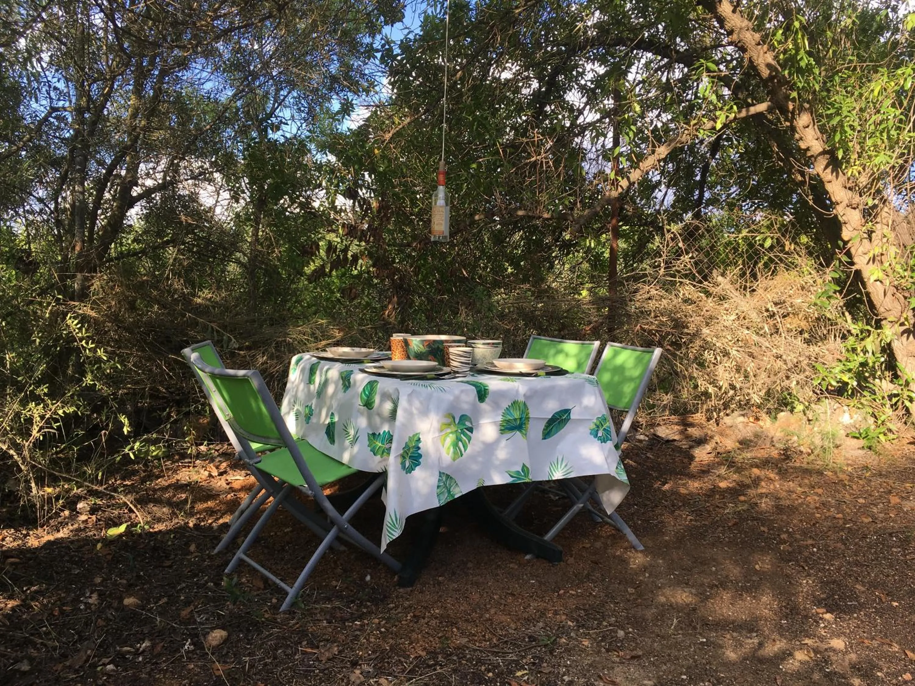 Seating area in Finca Fahala