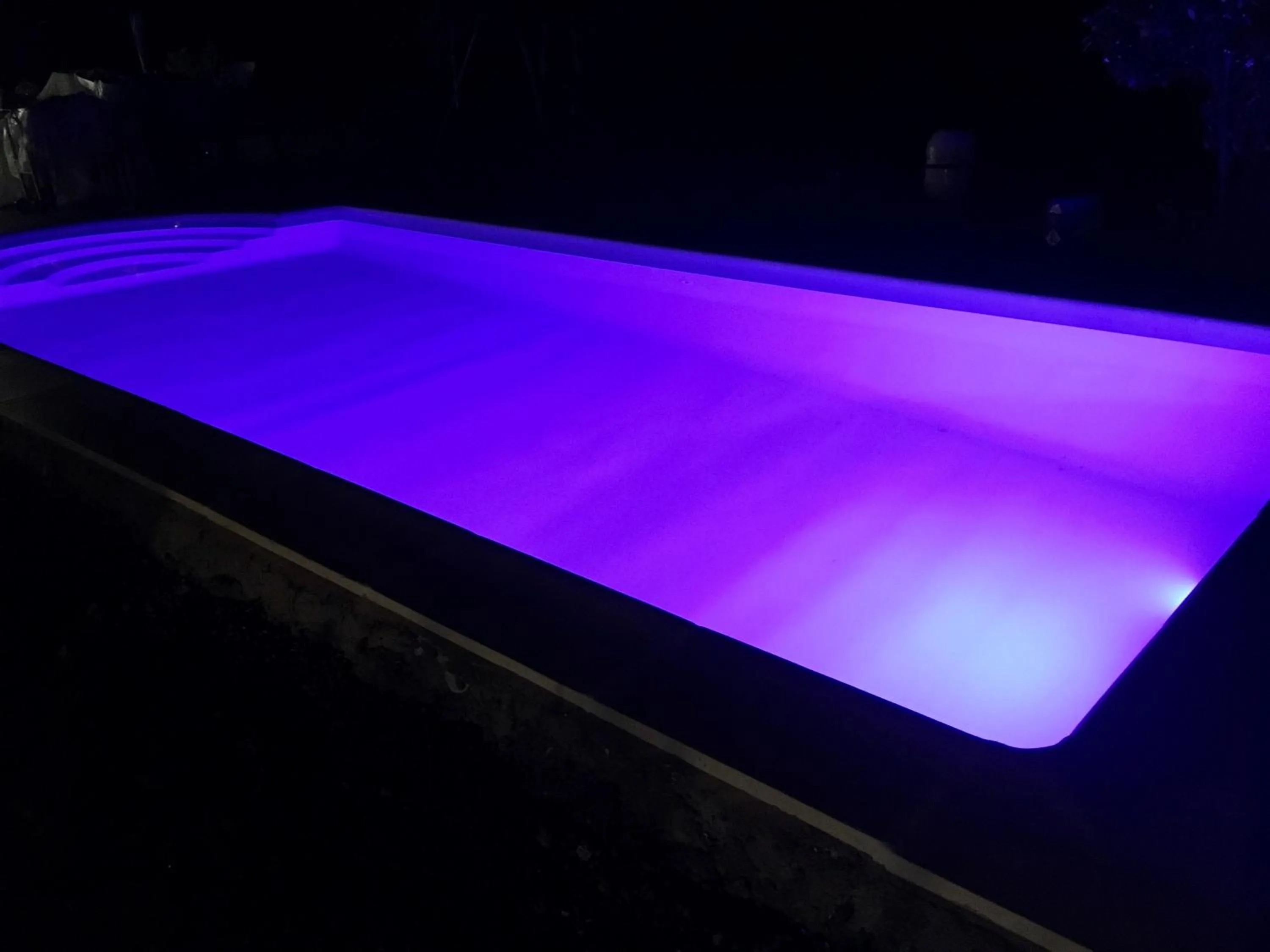 Pool view in Finca Fahala