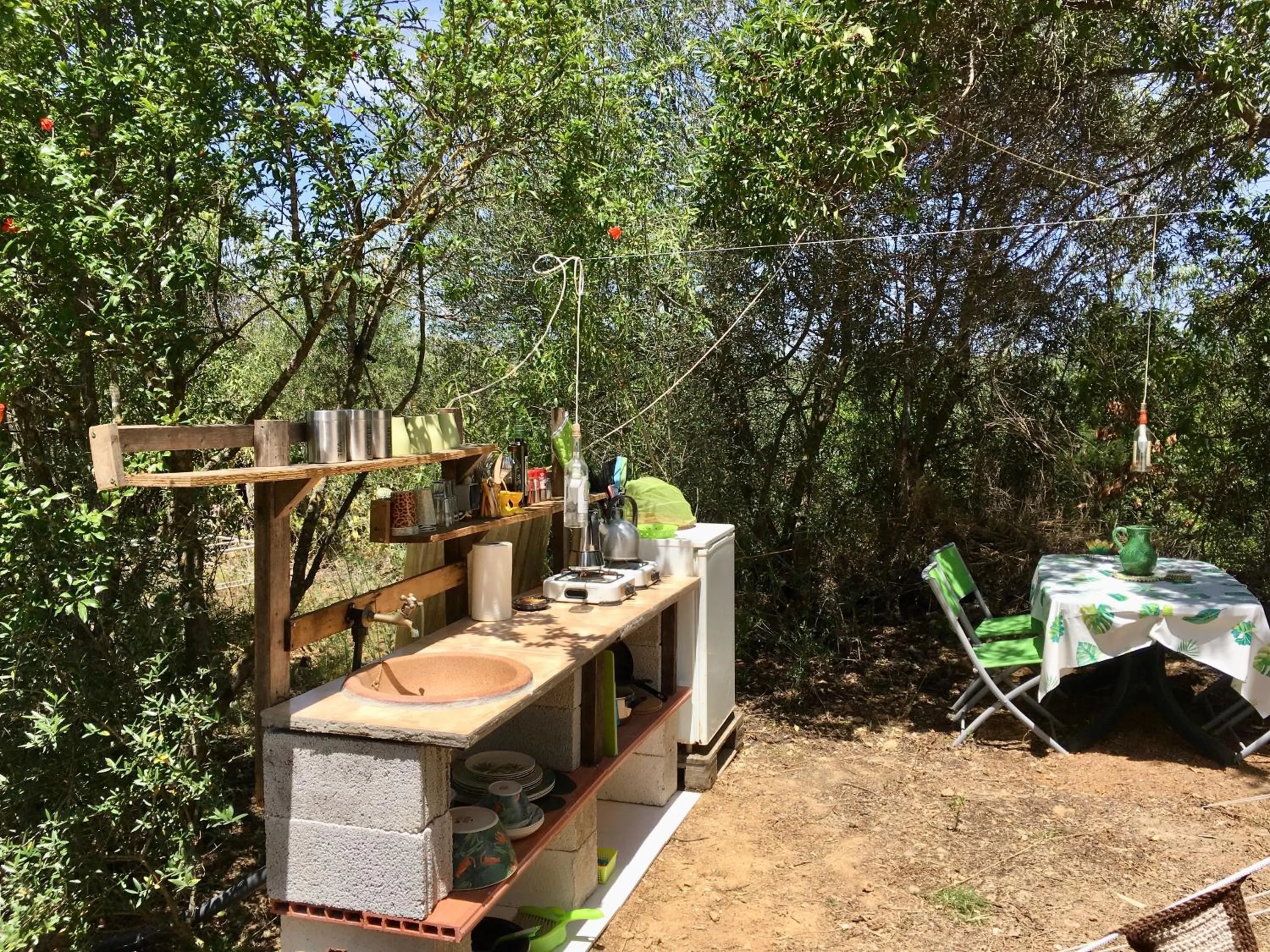 Kitchen or kitchenette in Finca Fahala