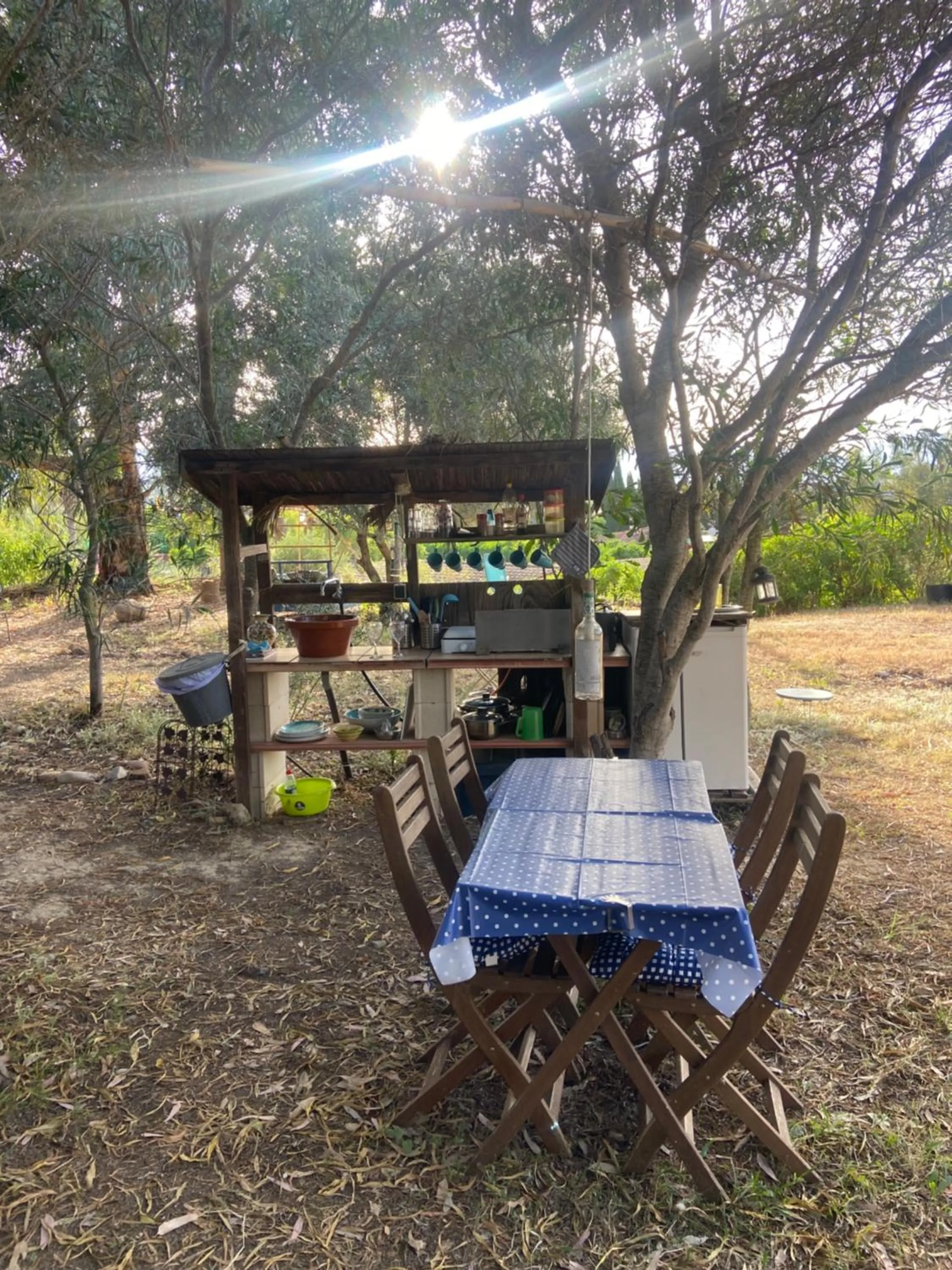 Dining area in Finca Fahala
