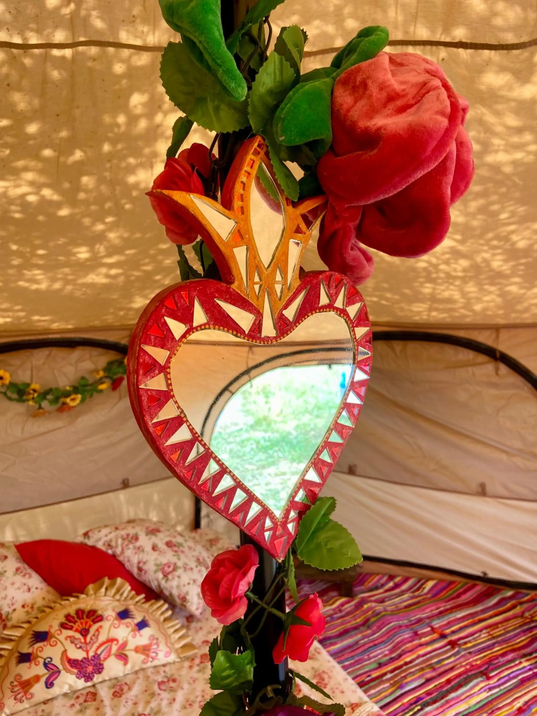 Decorative detail, Bed in Finca Fahala