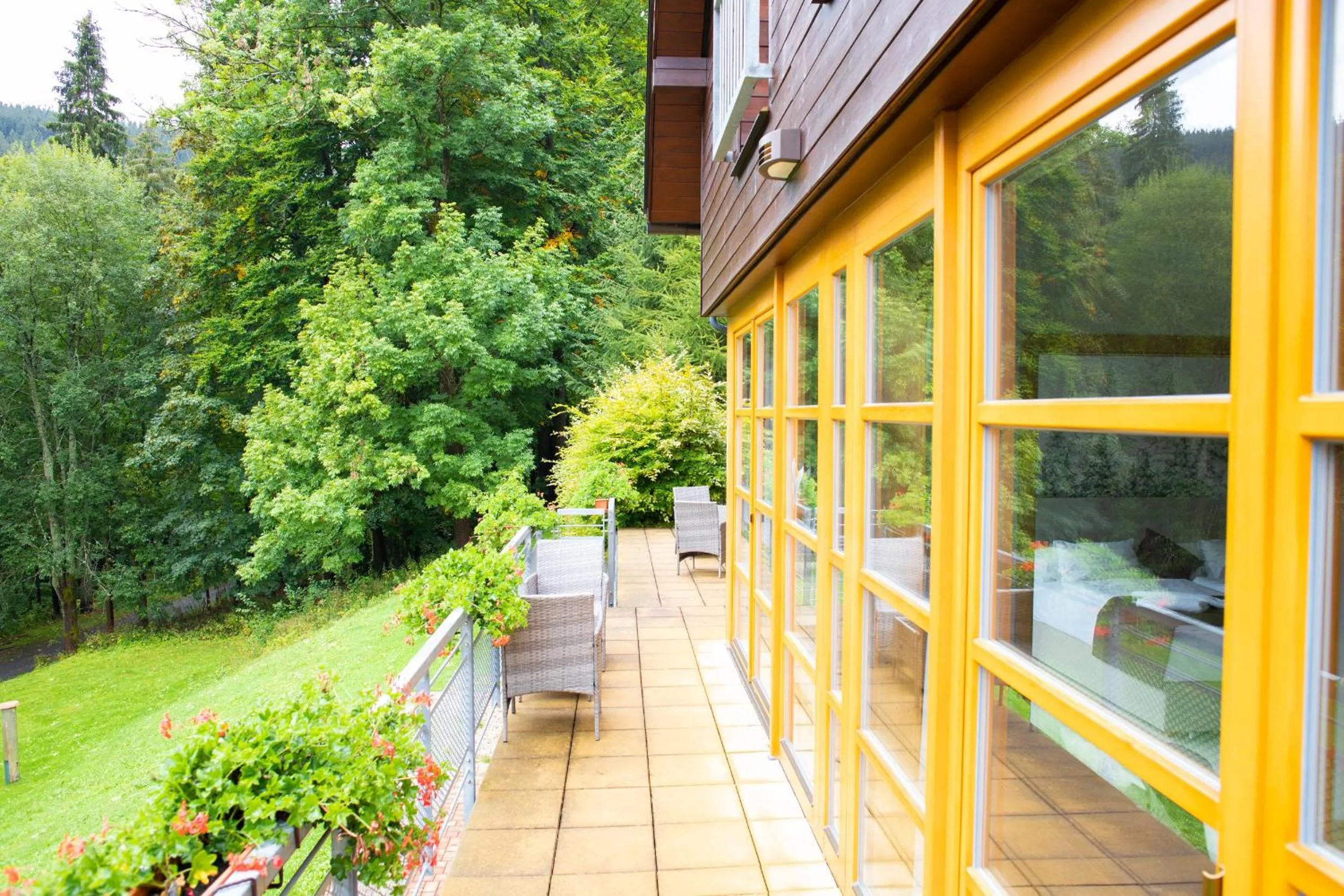 Balcony/Terrace in Amenity Hotel & Resort Špindlerův Mlýn