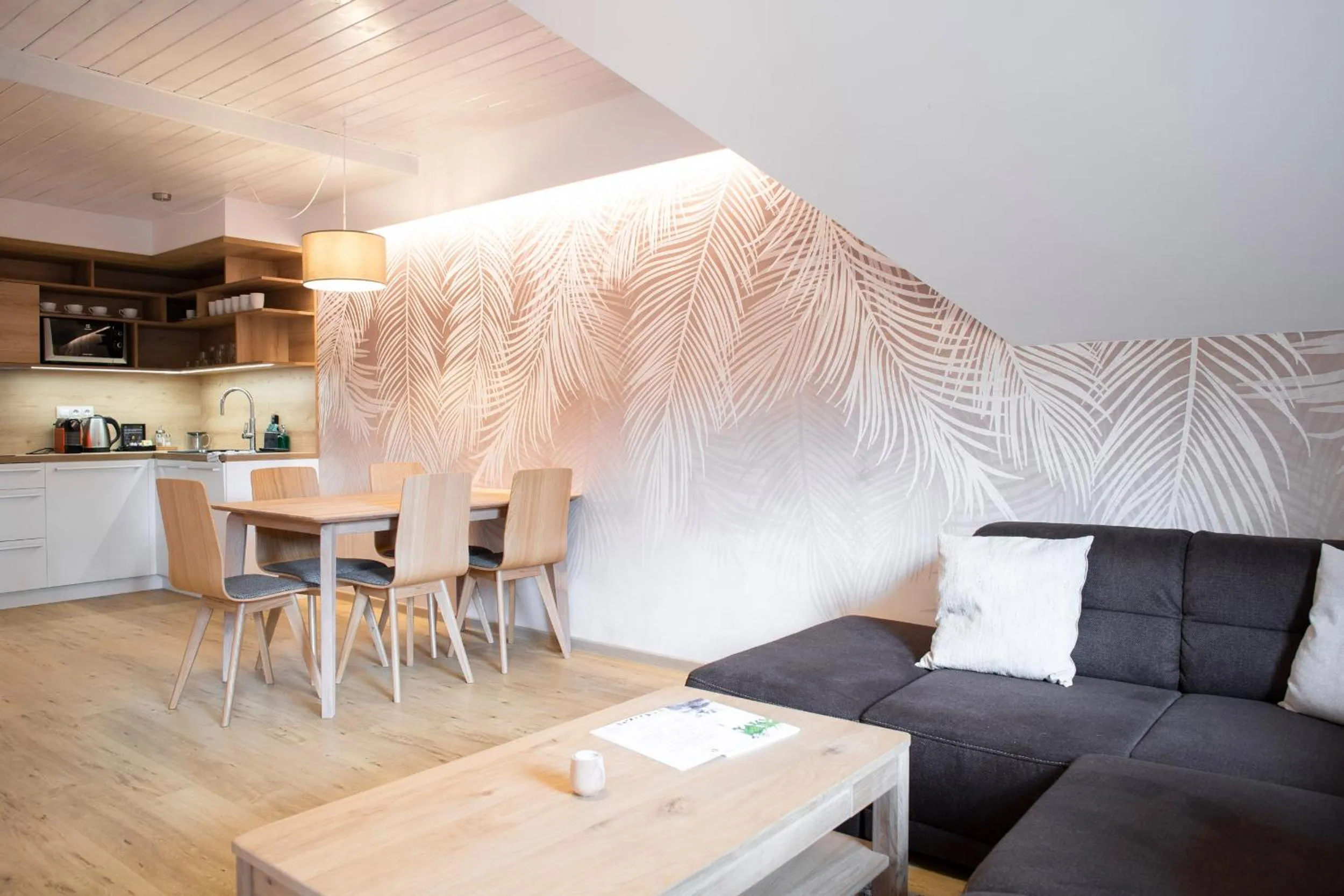 Kitchen or kitchenette in Amenity Hotel & Resort Špindlerův Mlýn