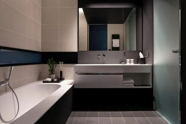 Bathroom in La Butte aux Bois a Small Luxury Hotel of the World