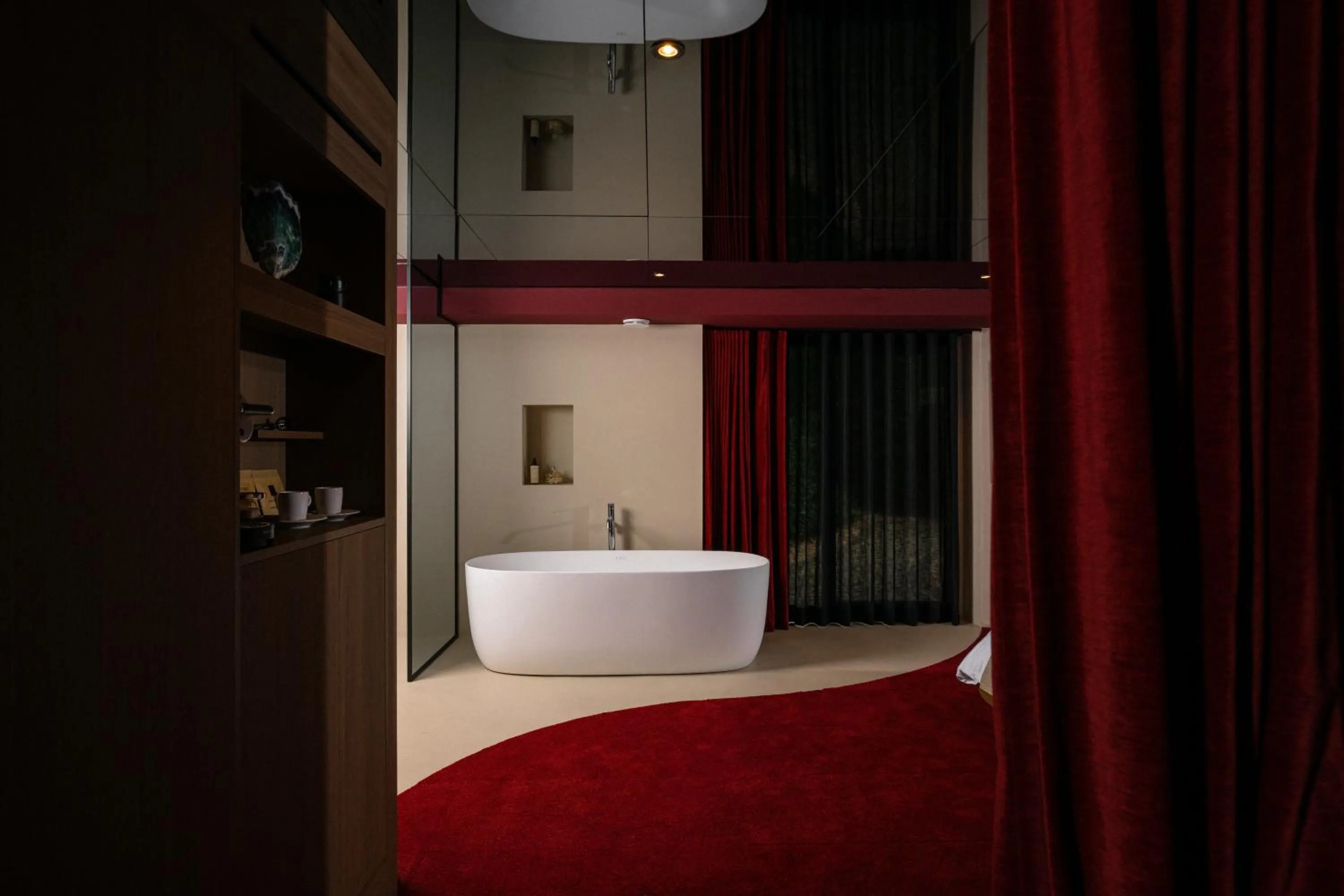 Bed in La Butte aux Bois a Small Luxury Hotel of the World