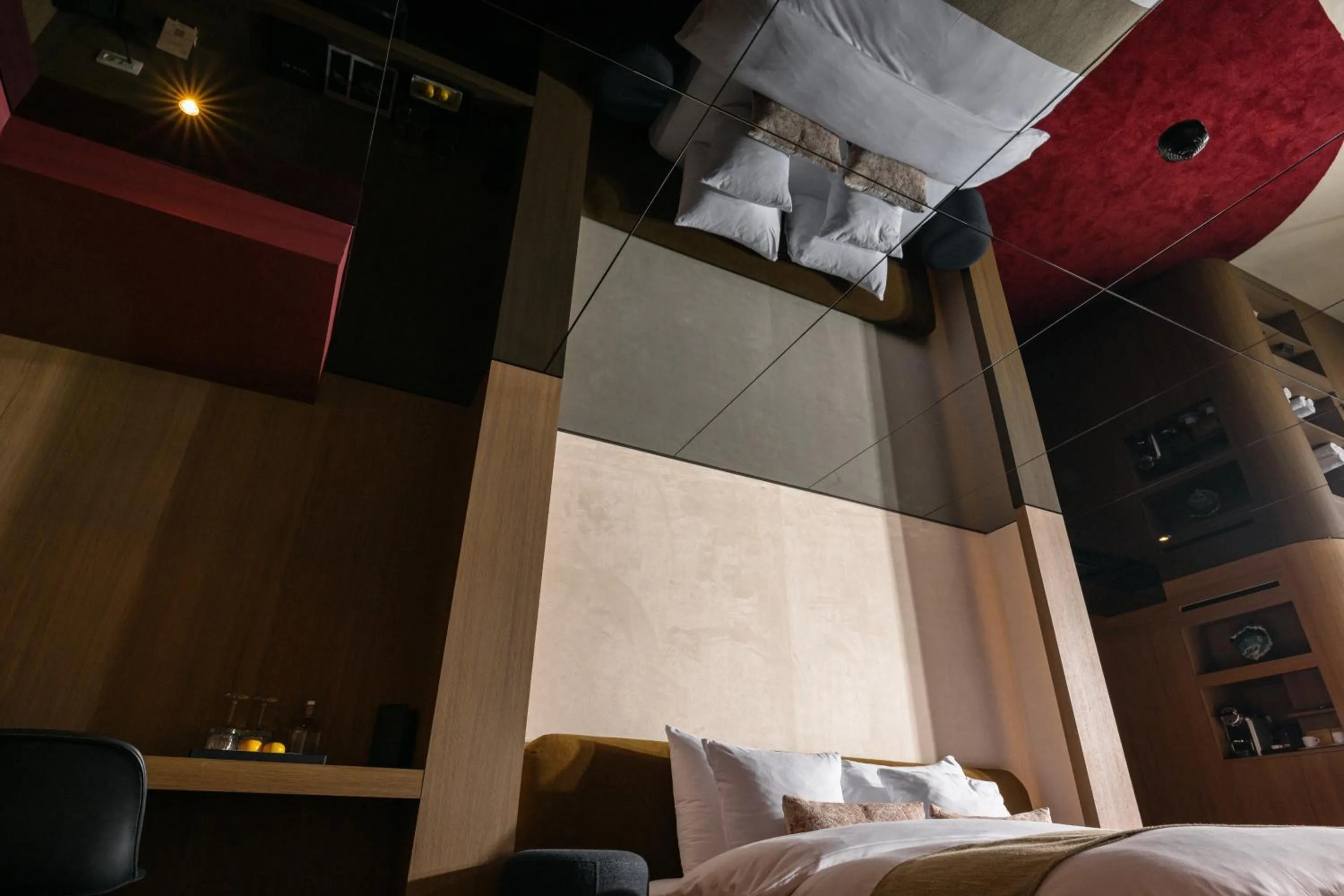 Bed in La Butte aux Bois a Small Luxury Hotel of the World