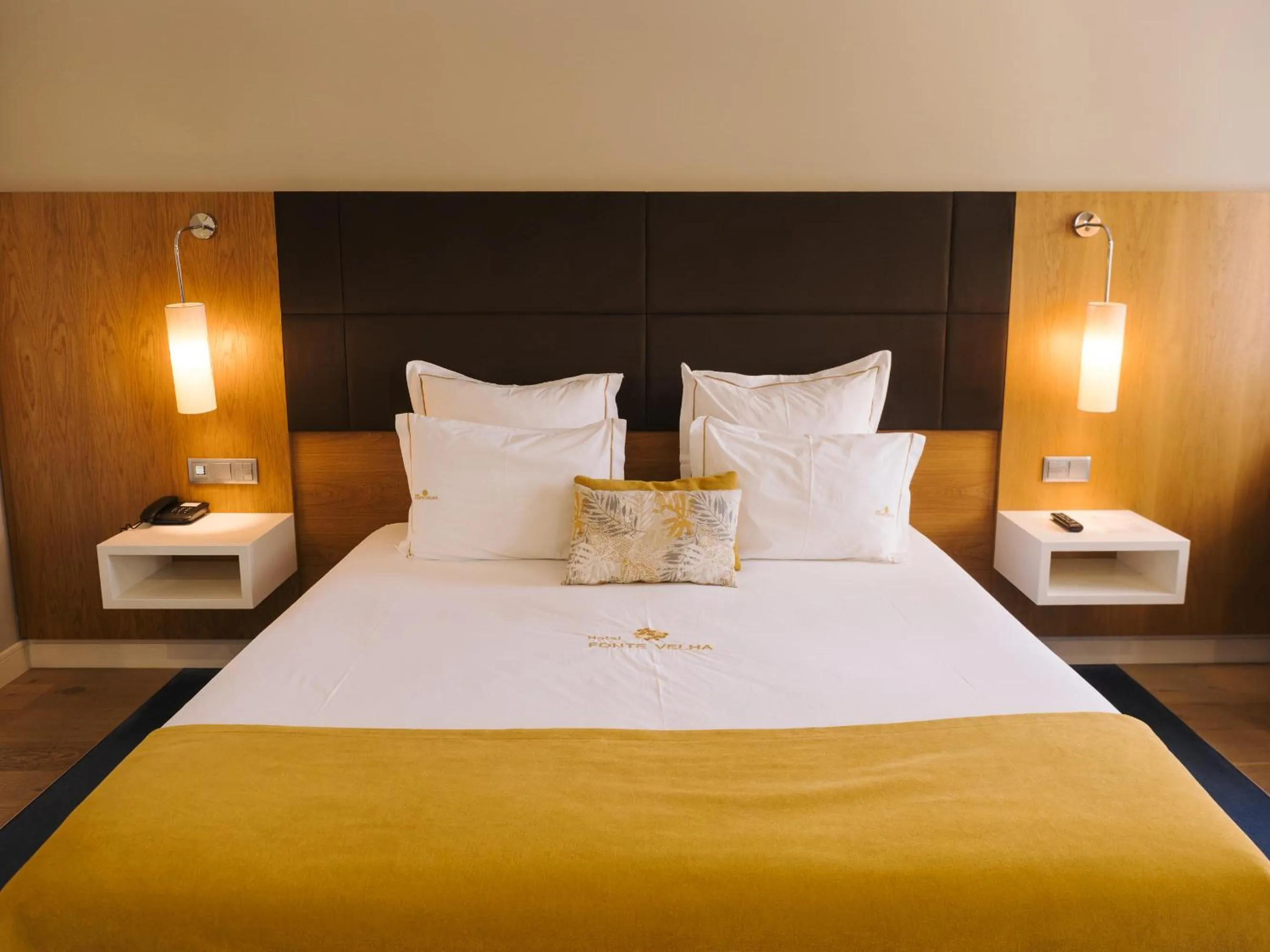 Bed in Hotel Fonte Velha