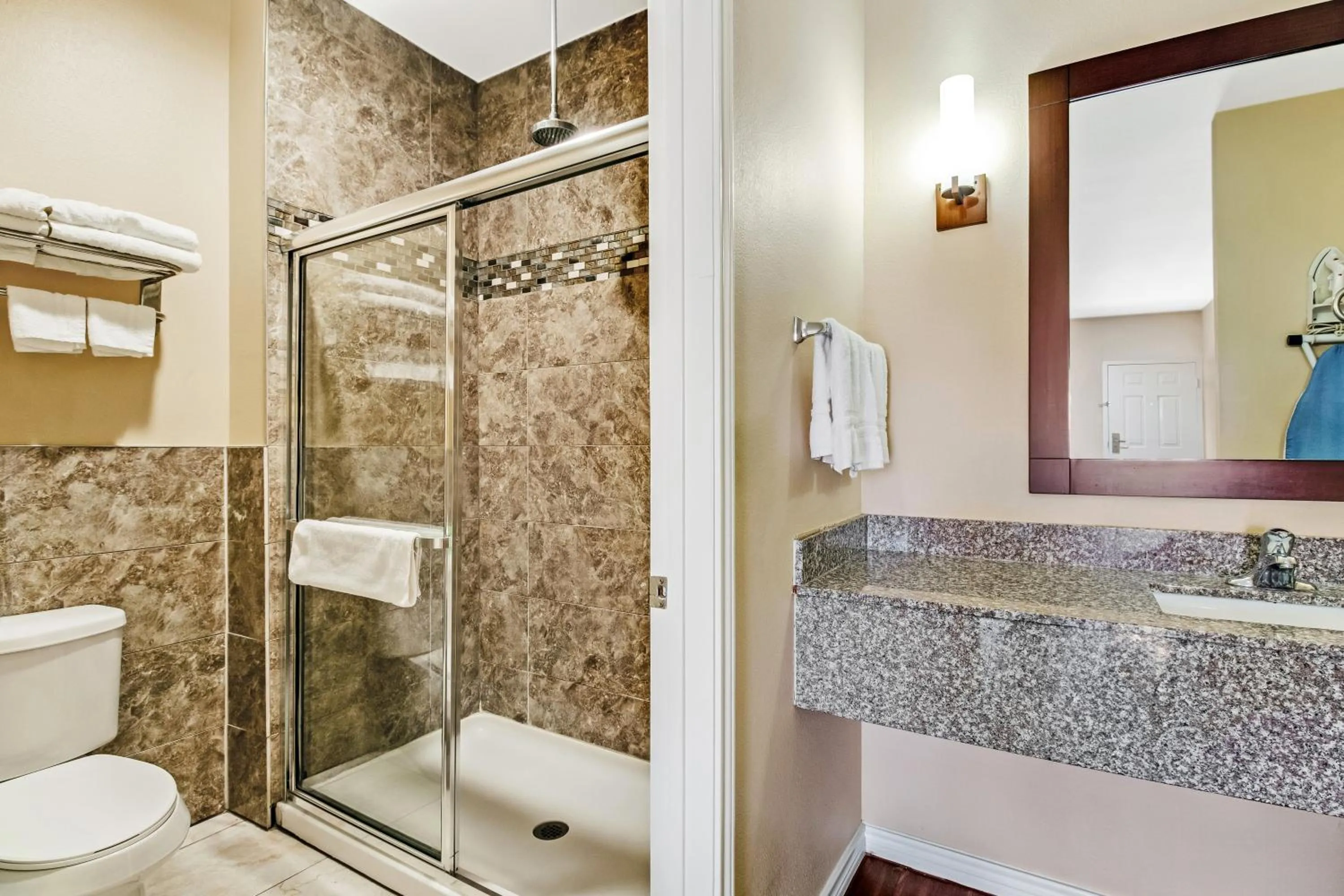 Shower in Americas Best Value Inn - FM 529