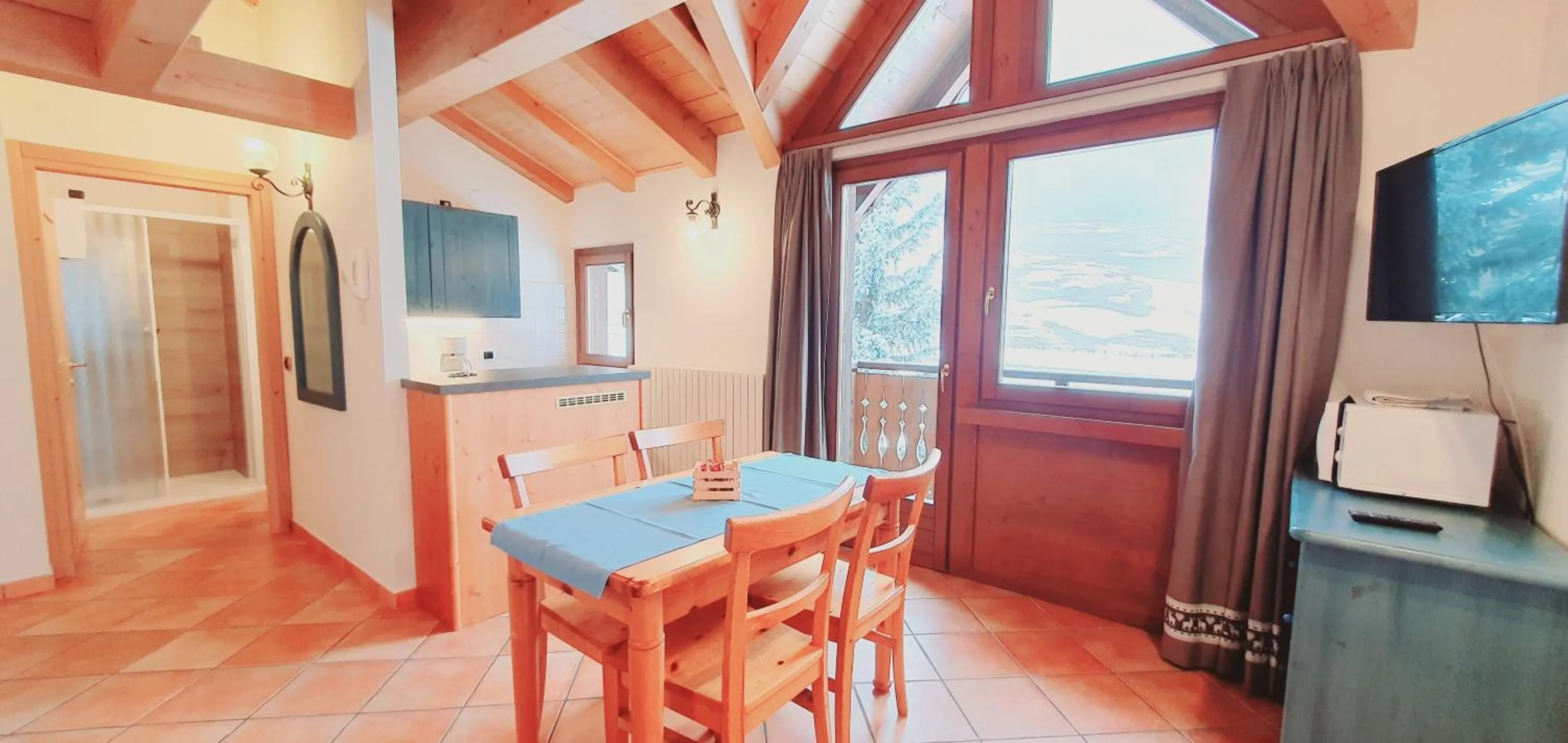 Dining area in Residence Bait da Mott