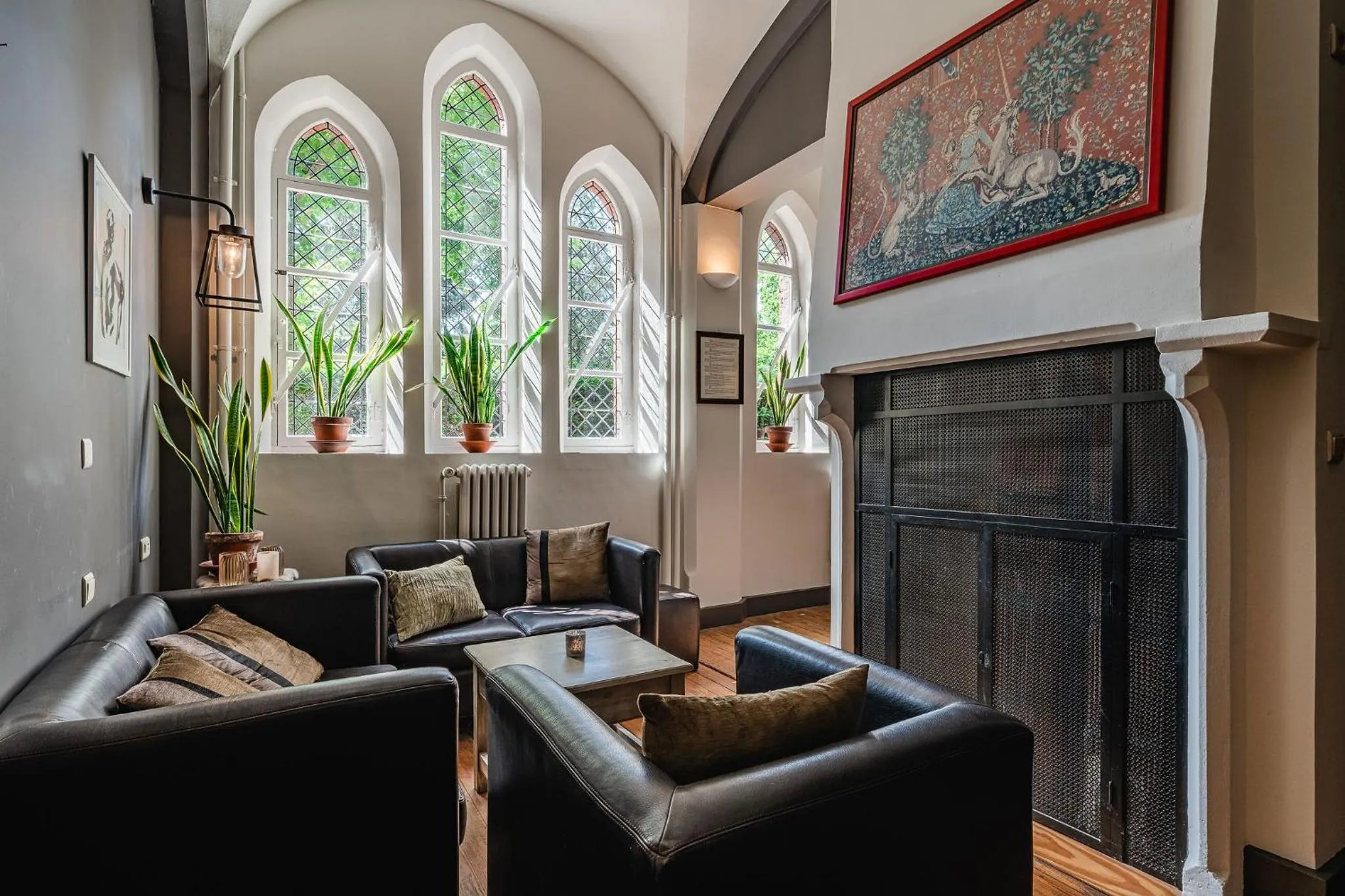 Seating area in Hotel Monasterium PoortAckere Ghent