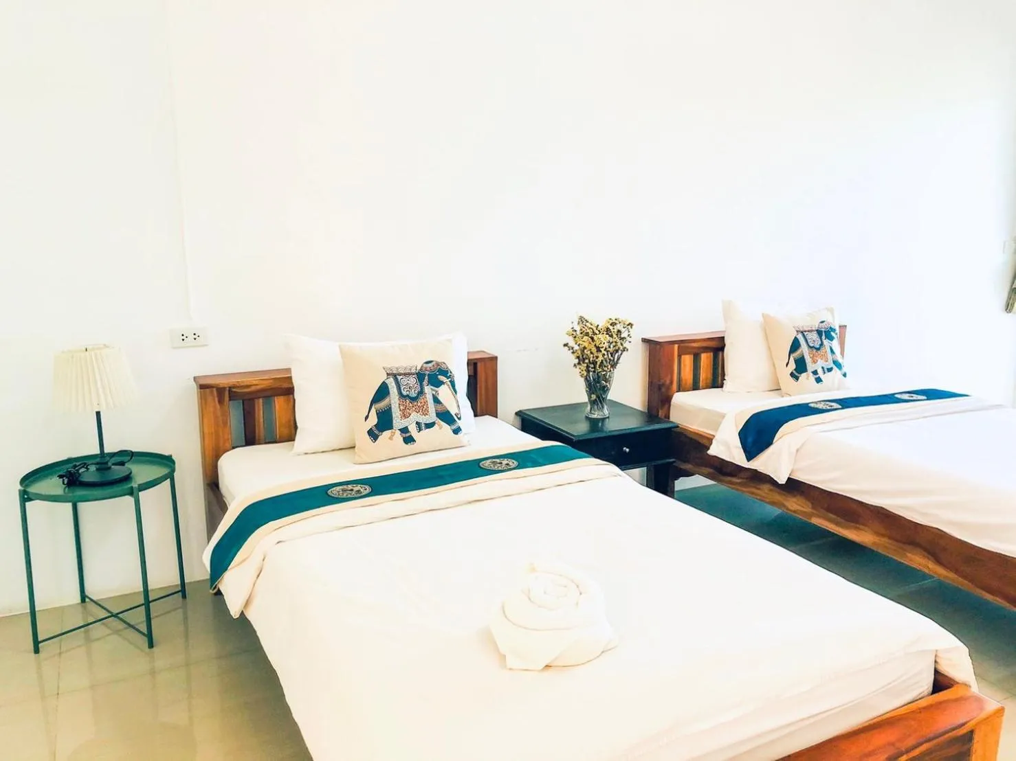 Bed in Baanlugchange Hotel โรงแรมบ้านลูกช้าง