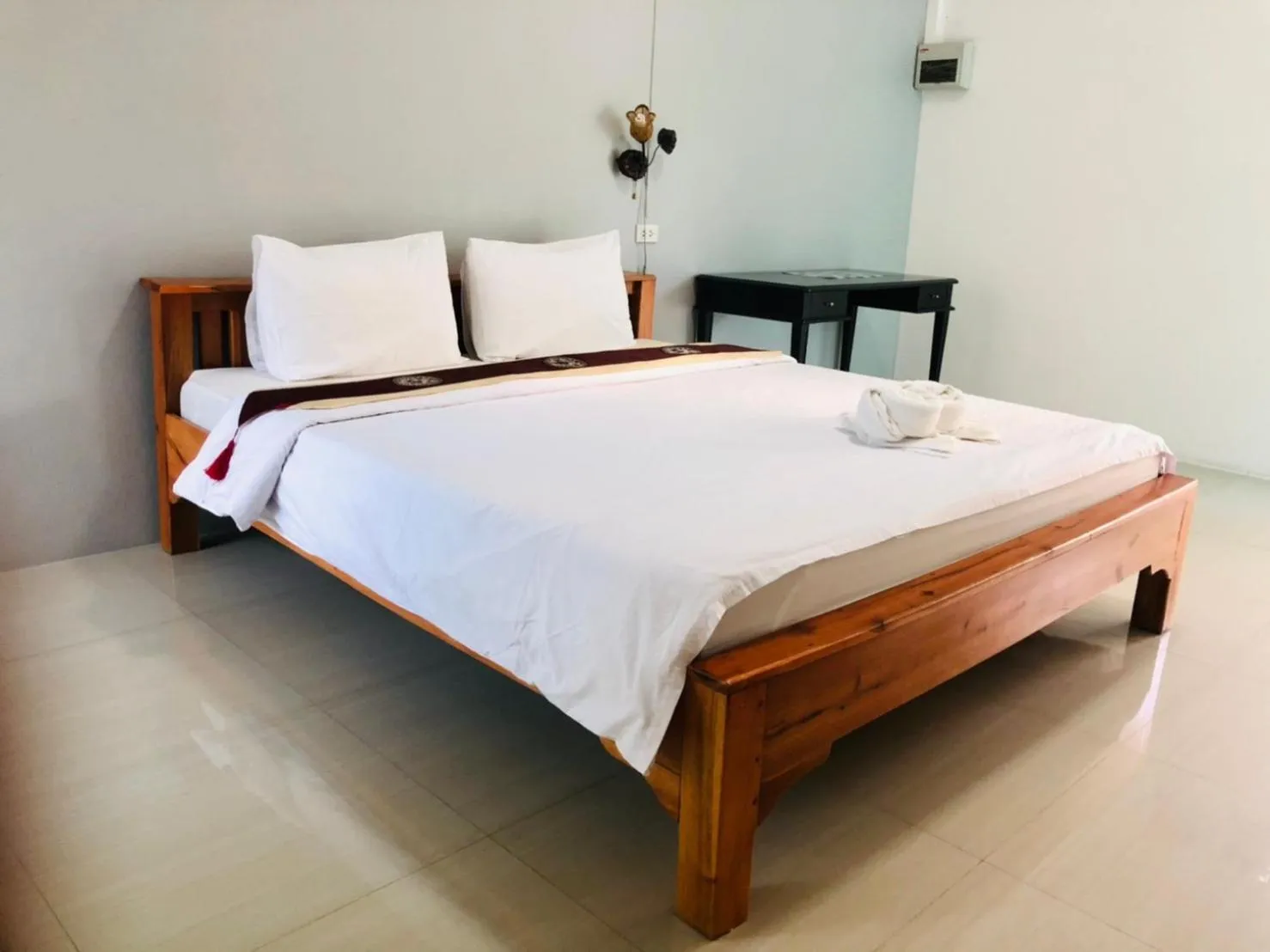 Bed in Baanlugchange Hotel โรงแรมบ้านลูกช้าง