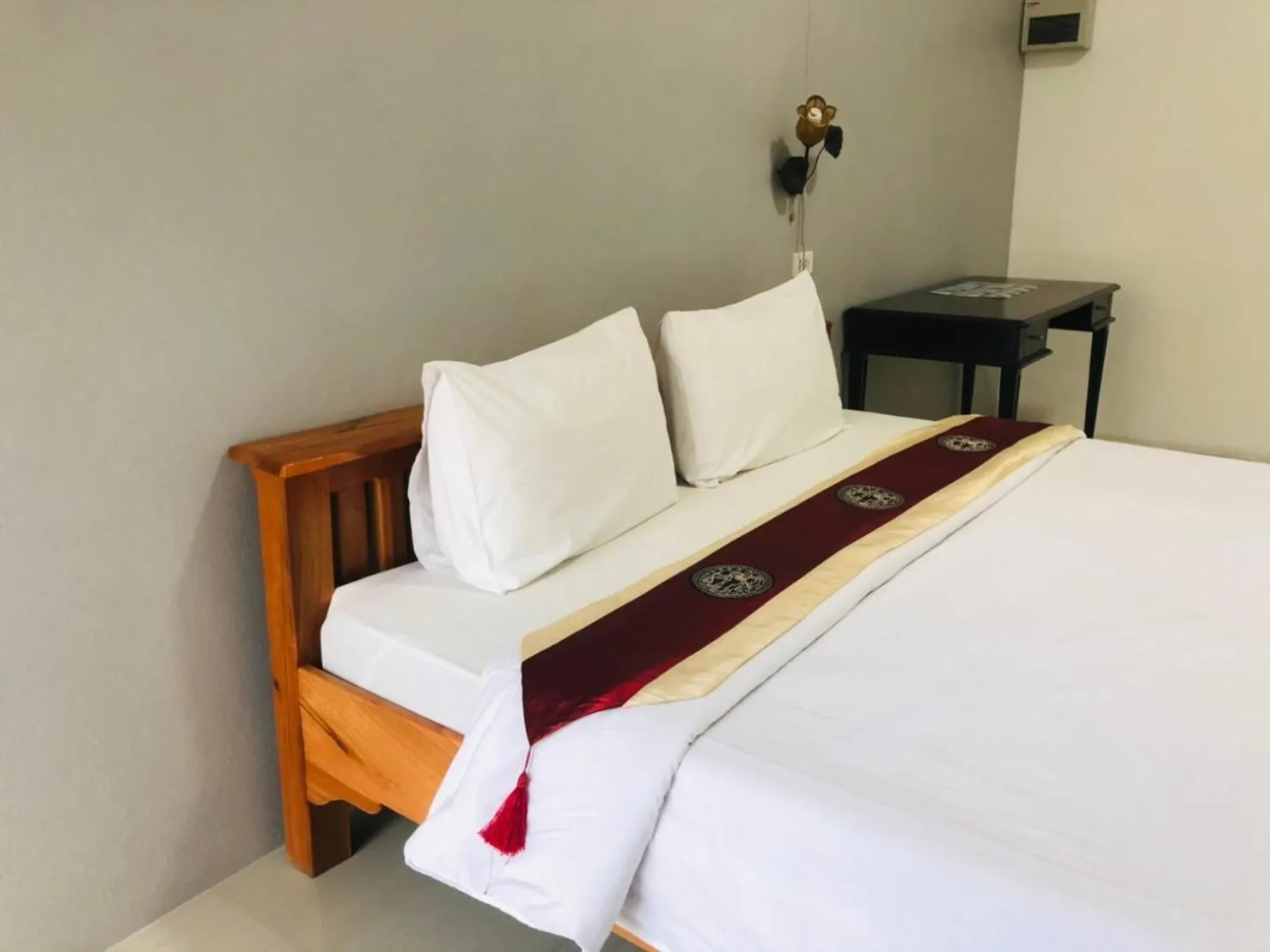 Bed in Baanlugchange Hotel โรงแรมบ้านลูกช้าง