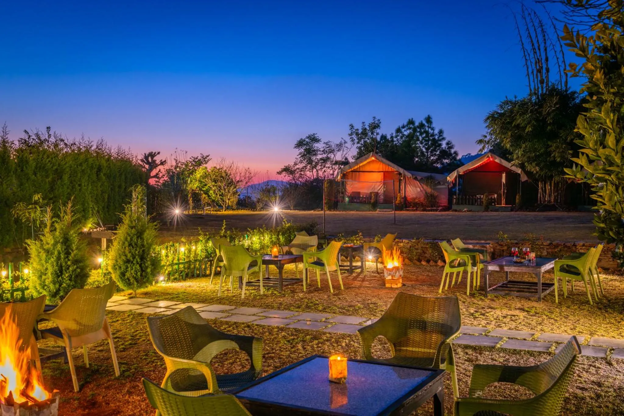Seating area in Samskara & Samsara