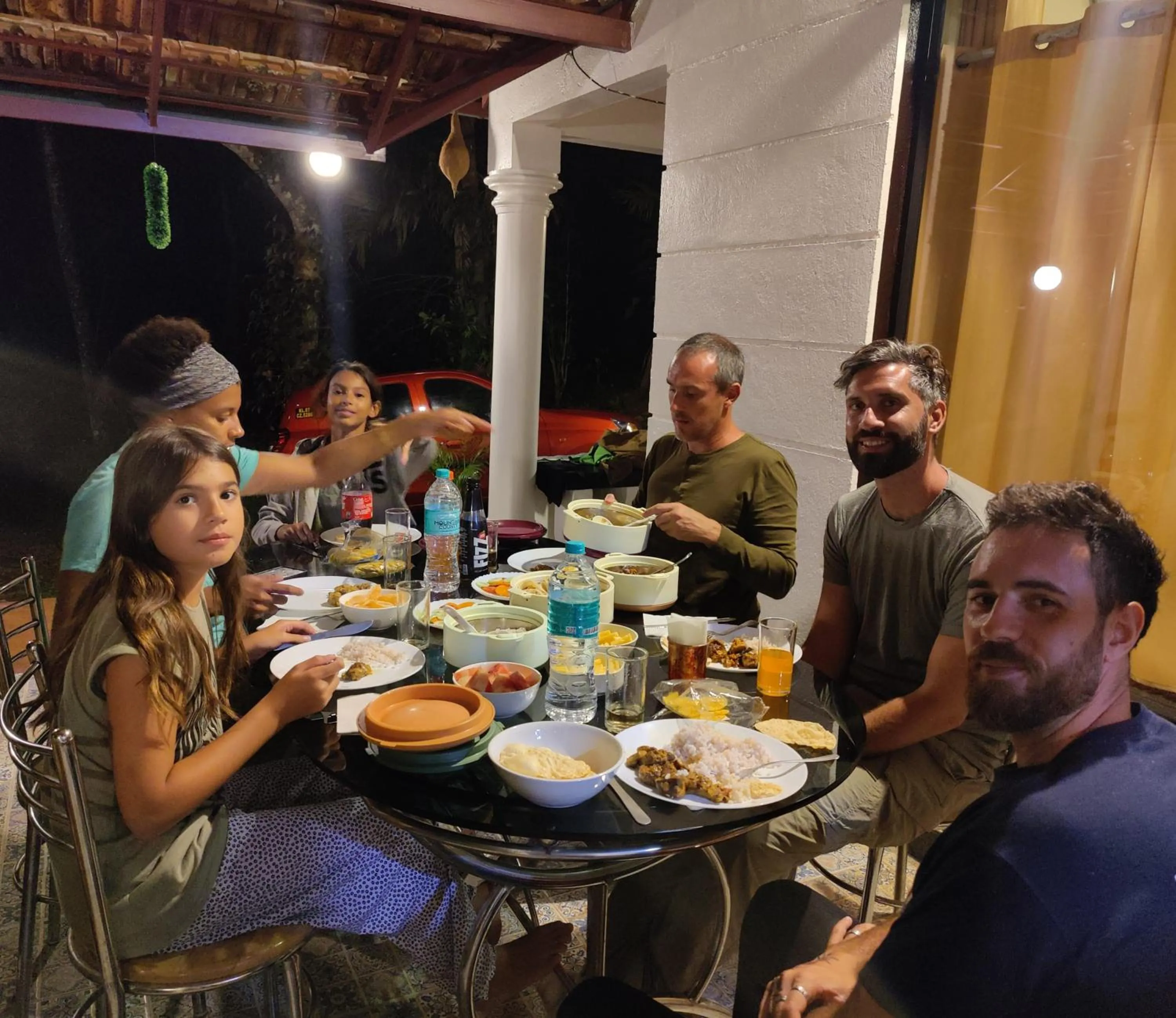 Dinner in Thoppil Homestay Munnar