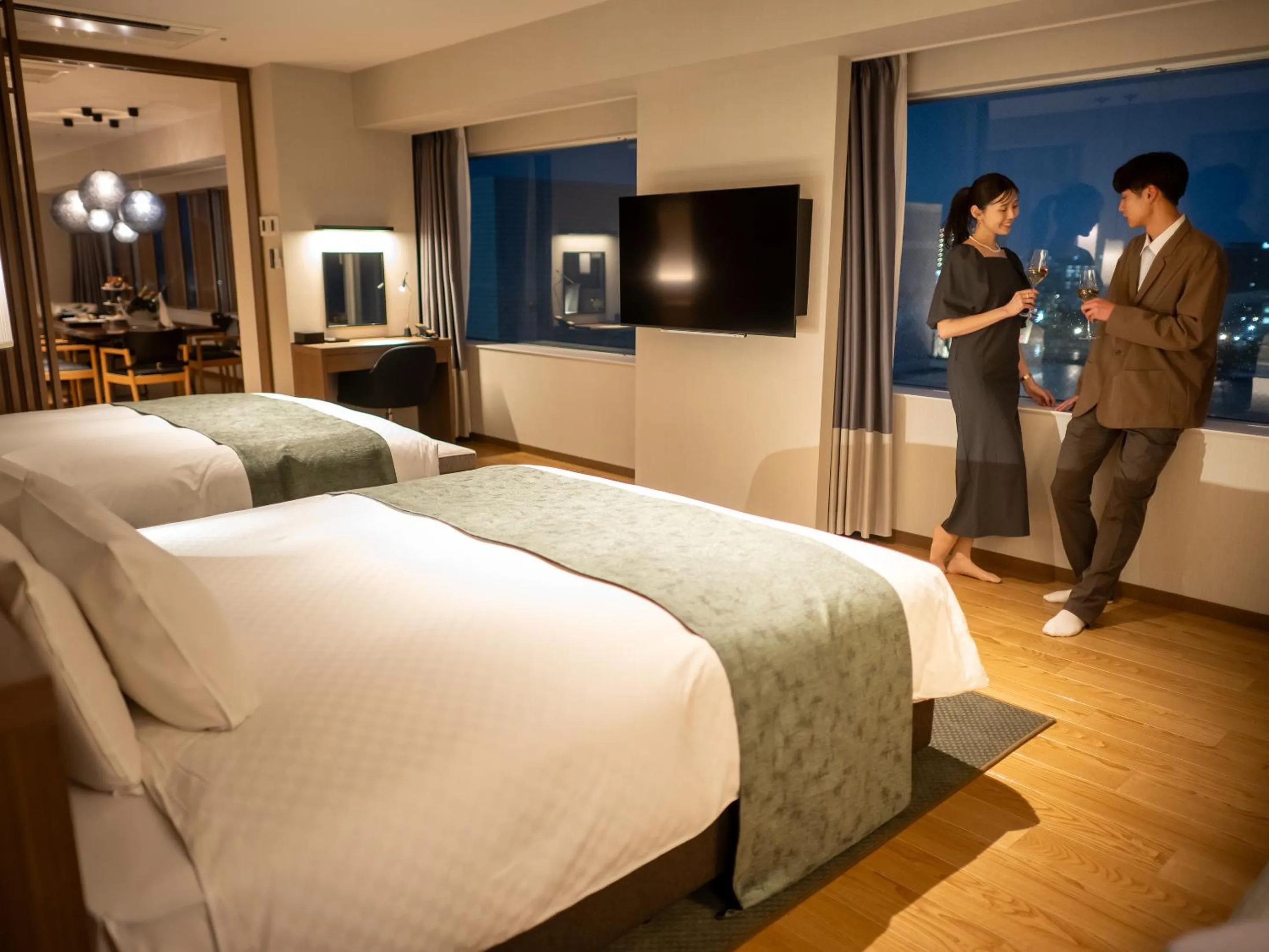 People, Bed in Niigata Grand Hotel