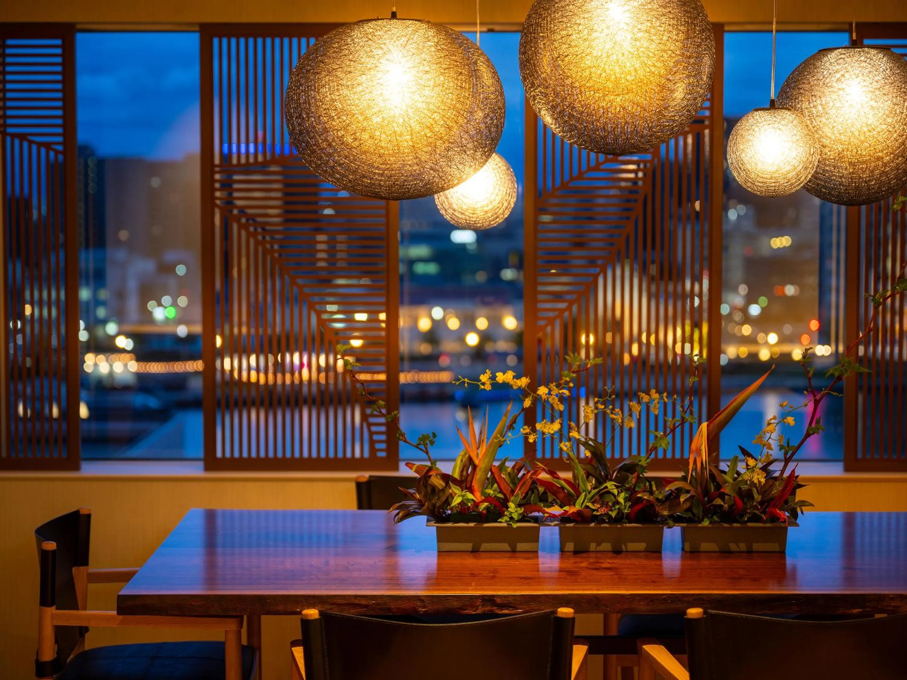 Dining area in Niigata Grand Hotel