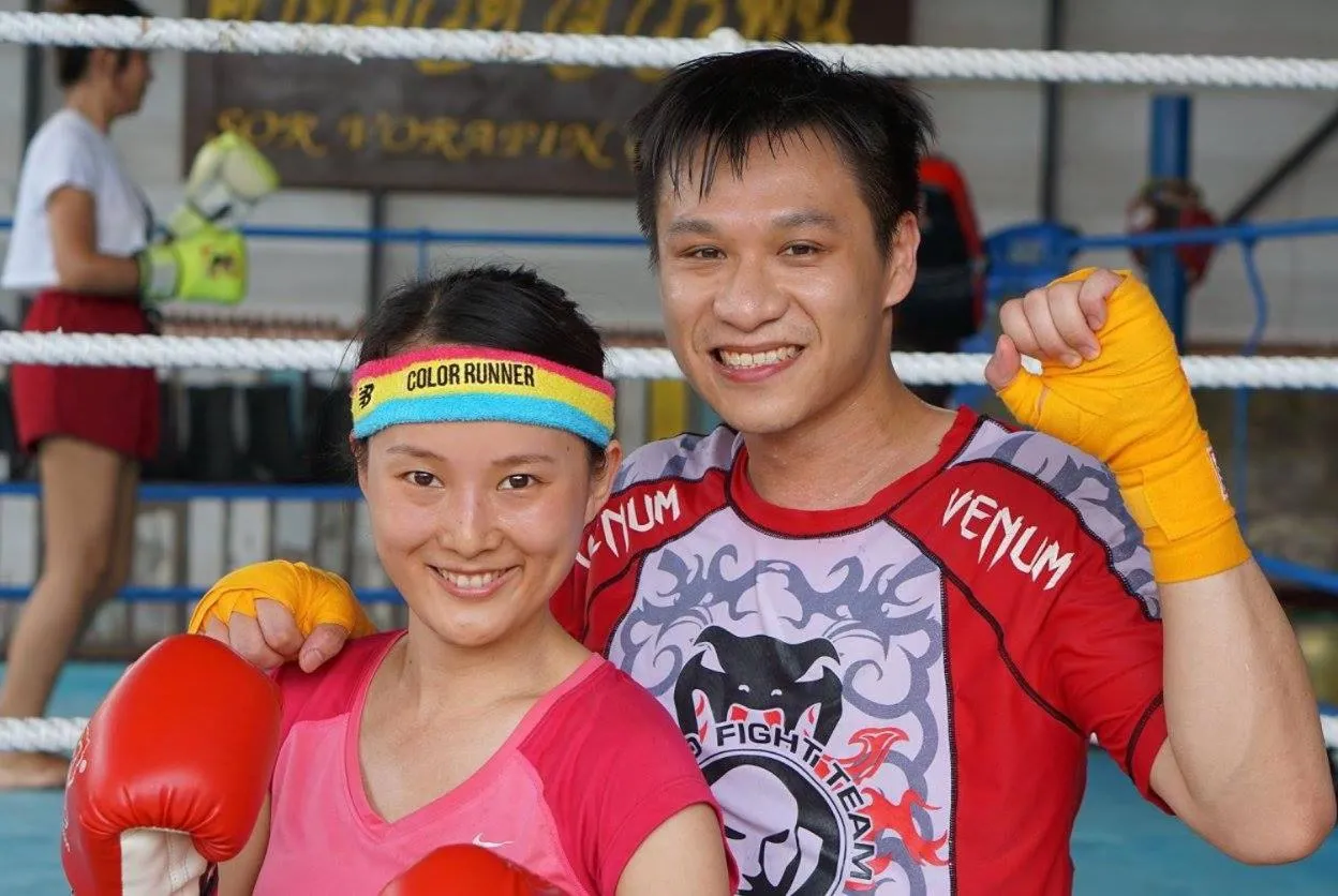 group of guests in Sor Vorapin Muay Thai Home