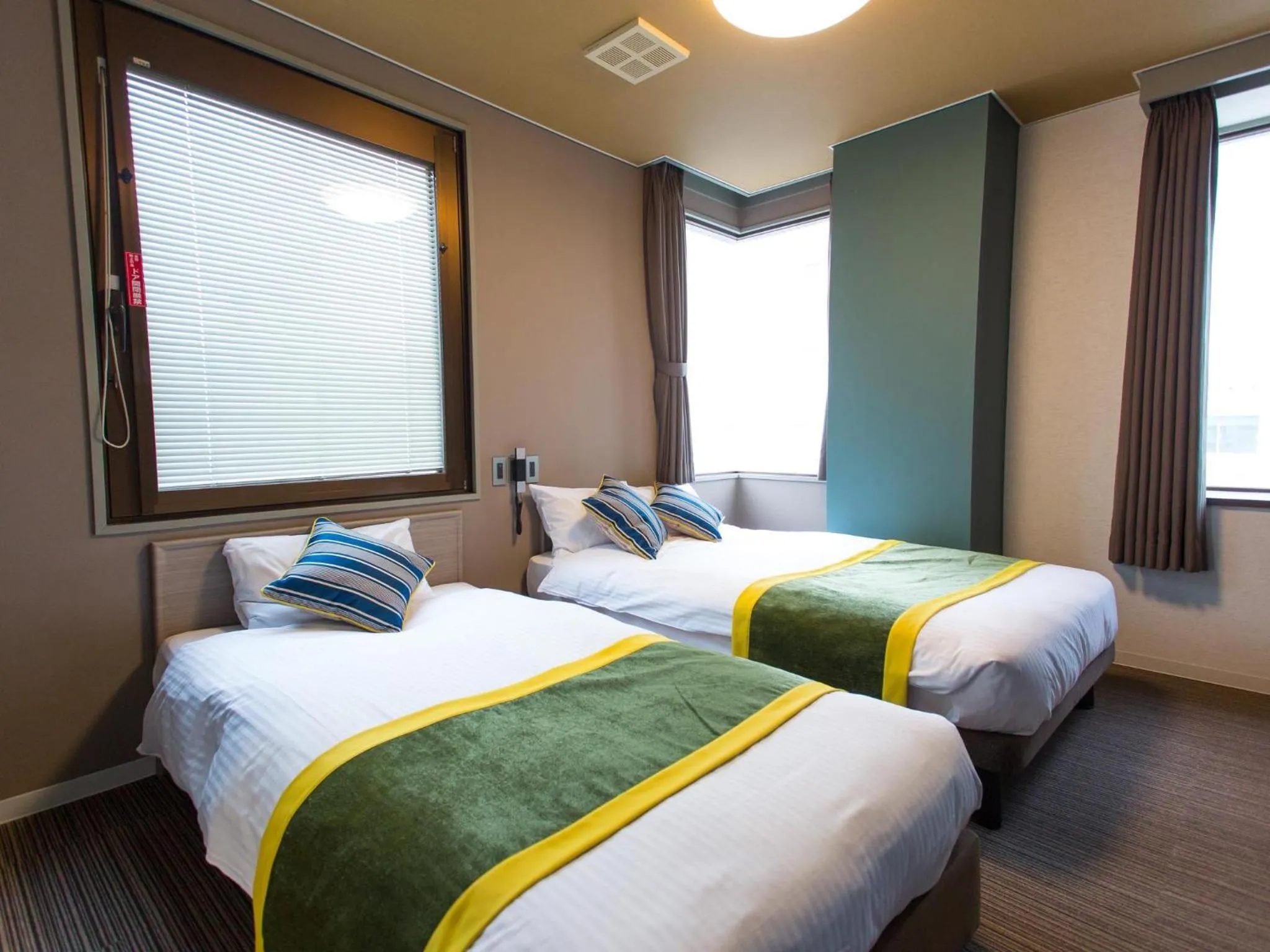 Photo of the whole room, Bed in Hotel AreaOne Nobeoka