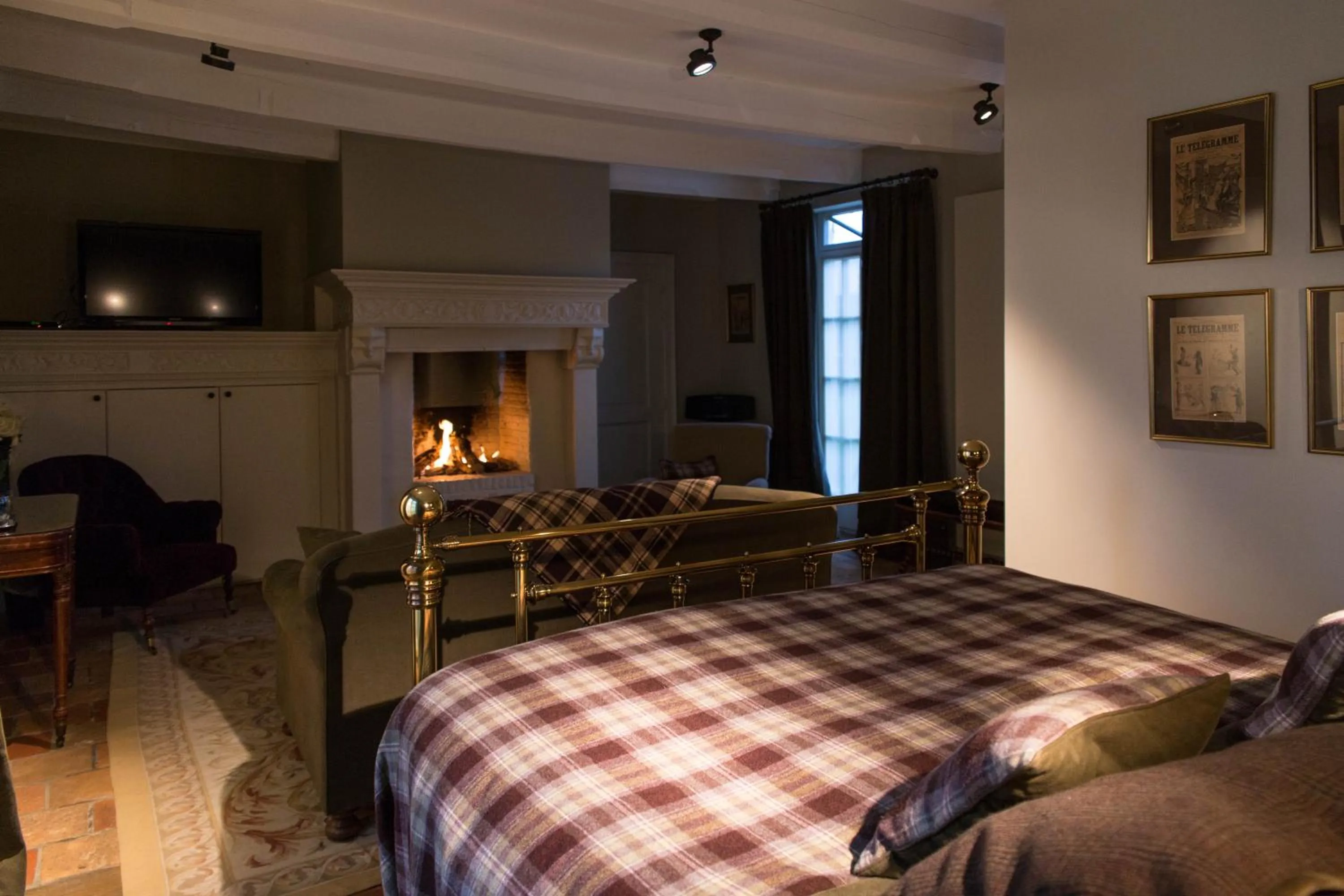 Photo of the whole room, Bed in Country House Duinhof