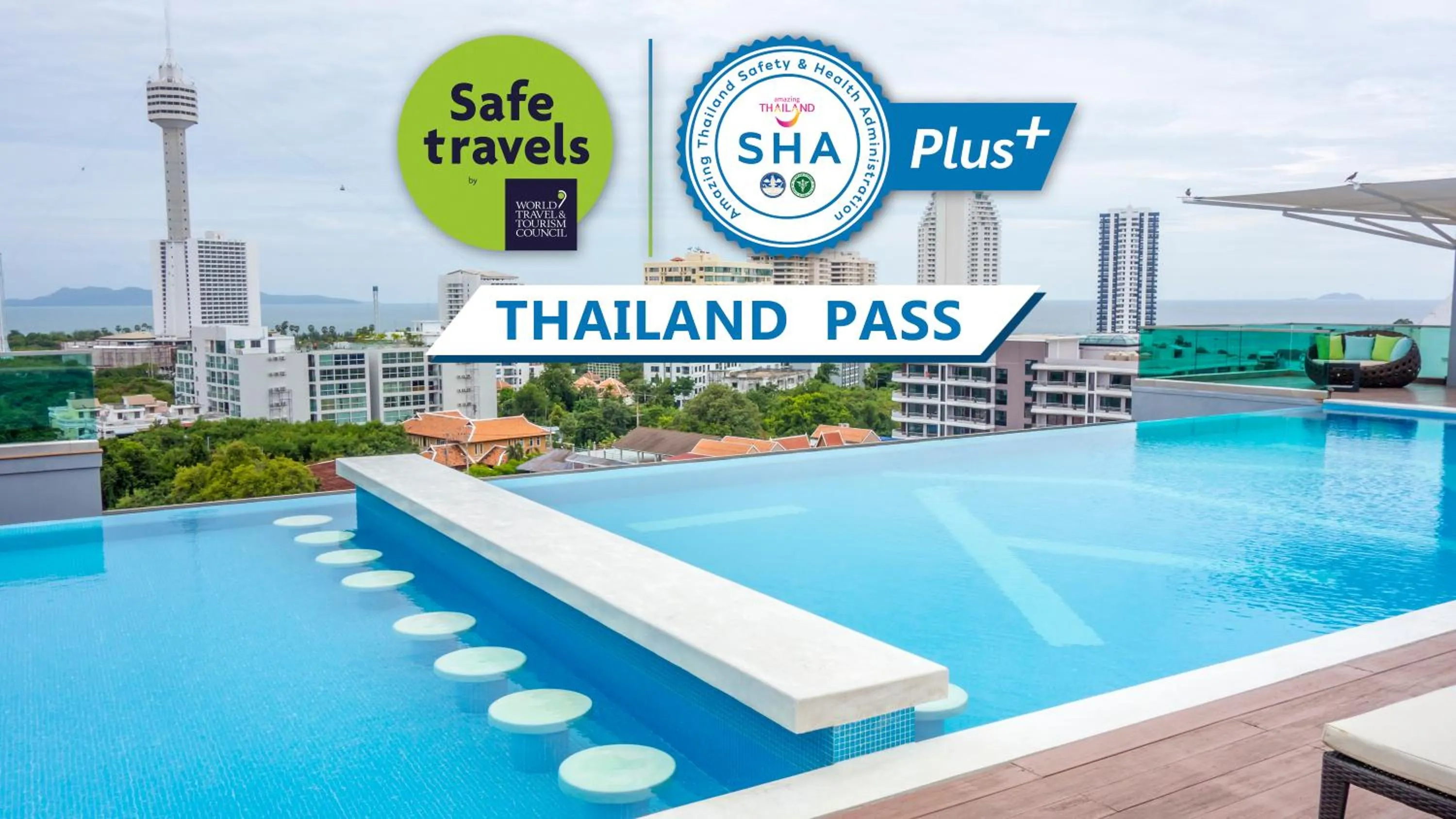 Swimming pool in Unique Regency Pattaya