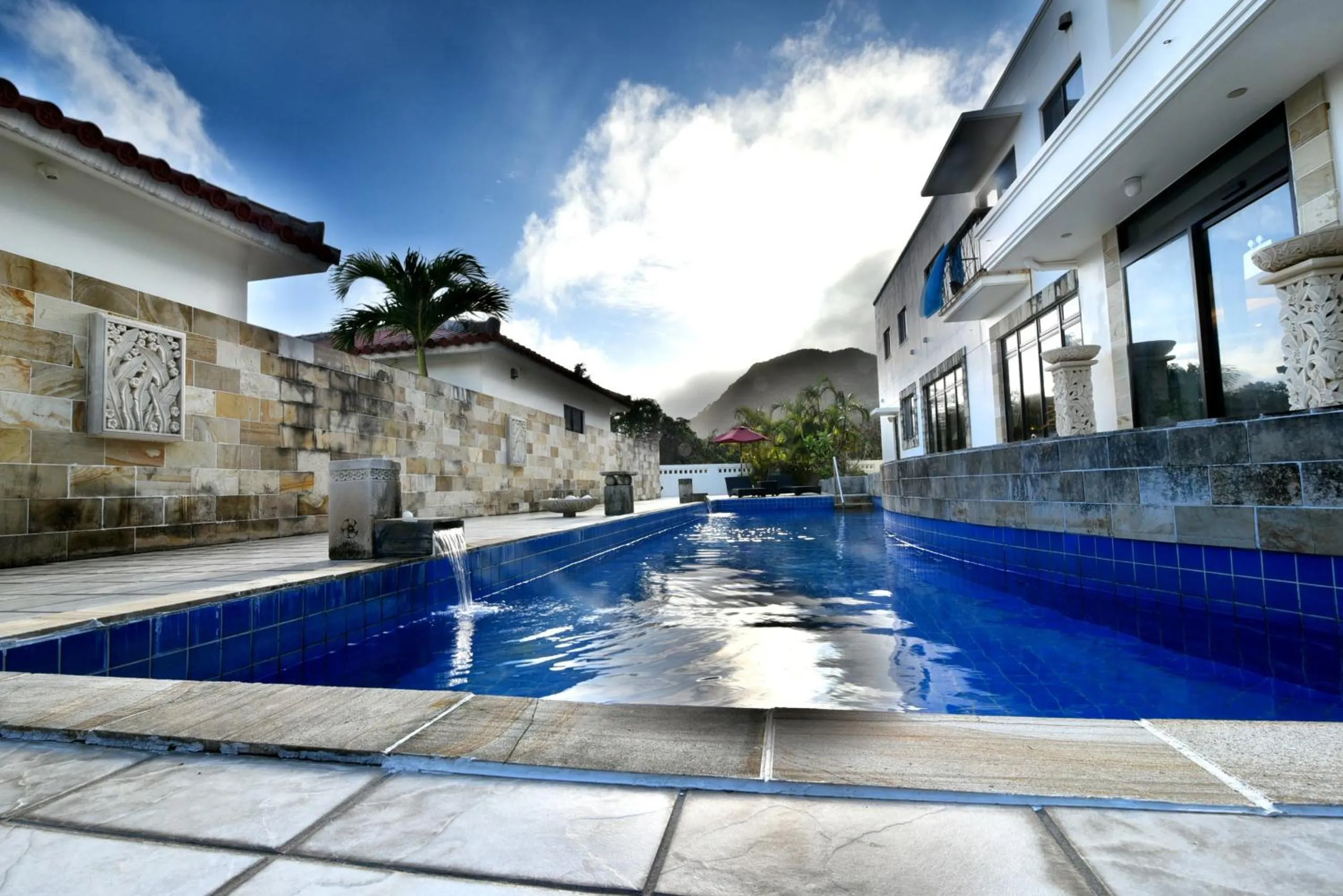 Pool view in Glamping Resort Yokabushi