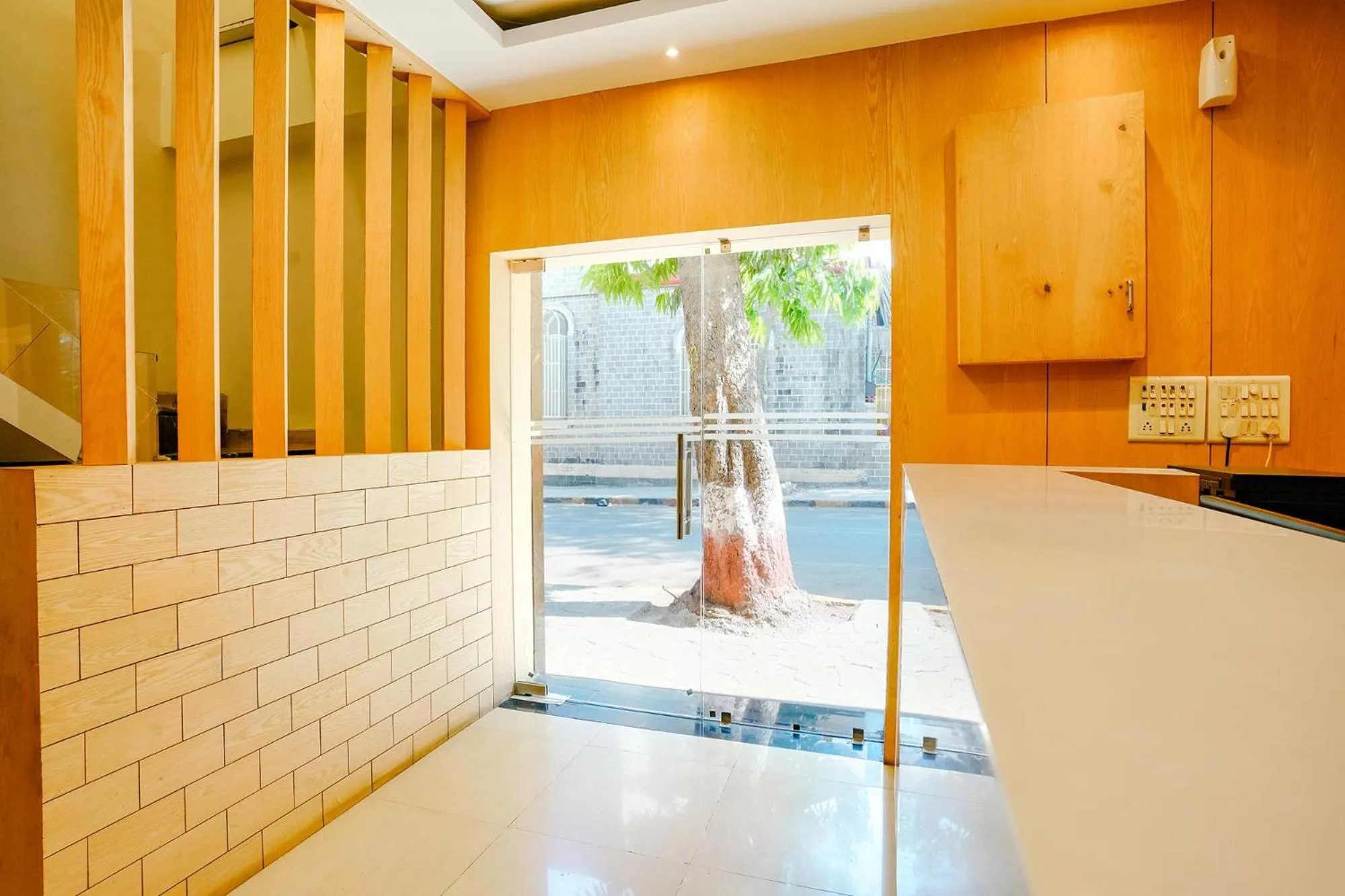 Facade/entrance in FabHotel Indore Palace